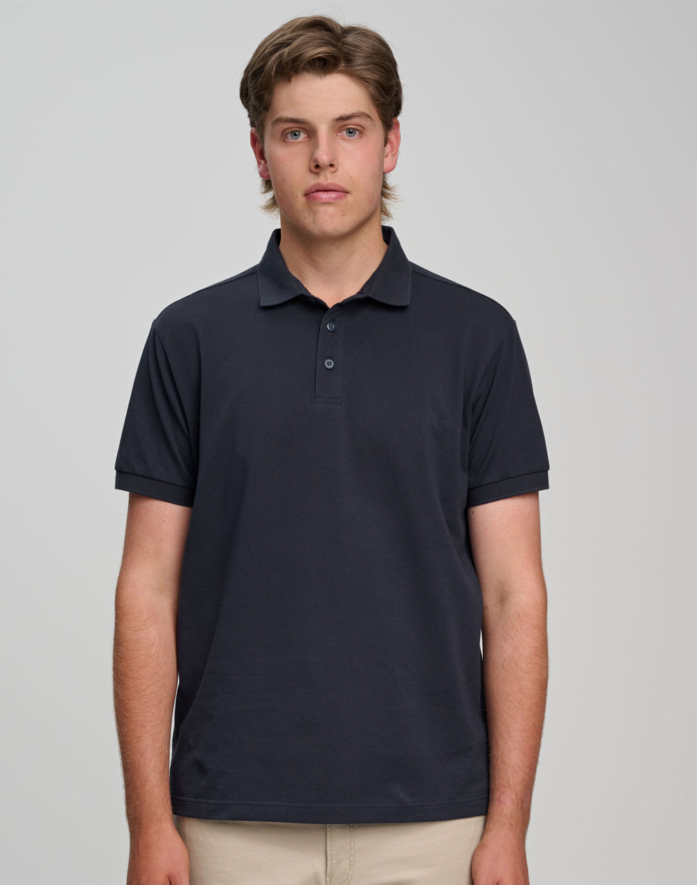 Winning Spirit Mens Ultrafine Cotton Pique Short Sleeve Polo - PS71