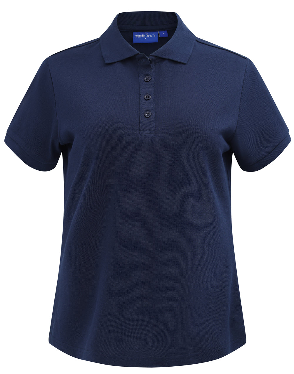 Winning Spirit Womens Classic Cotton/poly Pique Short Sleeve Polo-PS16