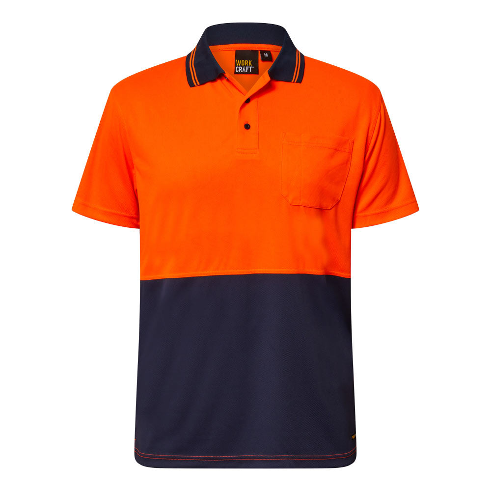 WSP208 Hi Vis Lightweight Ss Polo