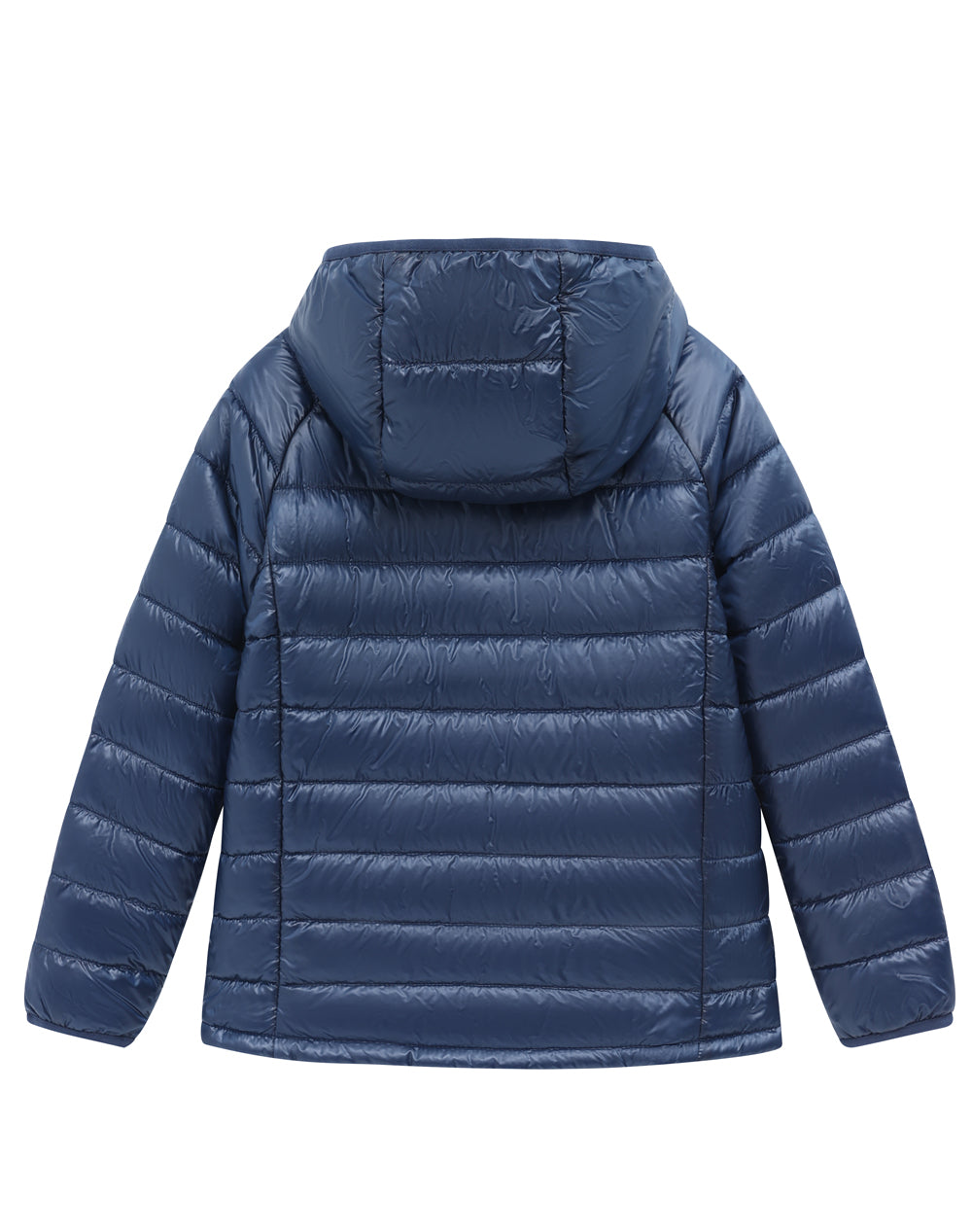 JK67K KIDS SUSTAINABLE LIGHTWEIGHT HOODED PUFFER JACKET