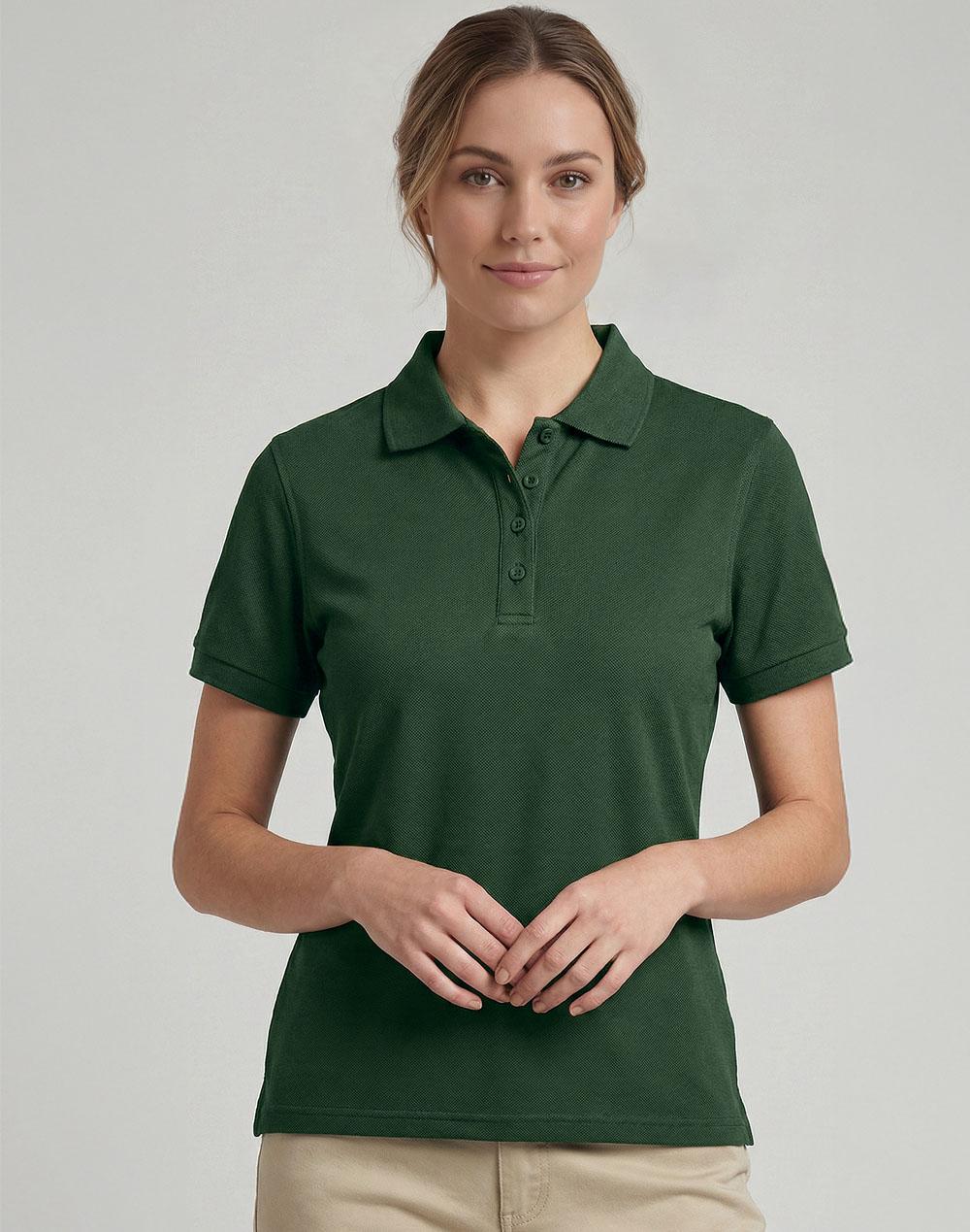 Winning Spirit Womens Classic Cotton/poly Pique Short Sleeve Polo-PS16