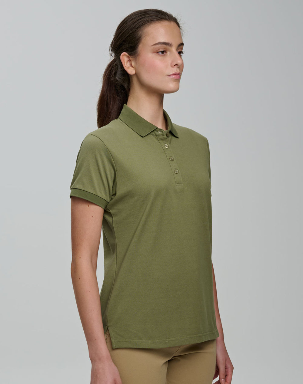 Winning Spirit Ladies Ultrafine Cotton Pique Short Sleeve Polo - PS72