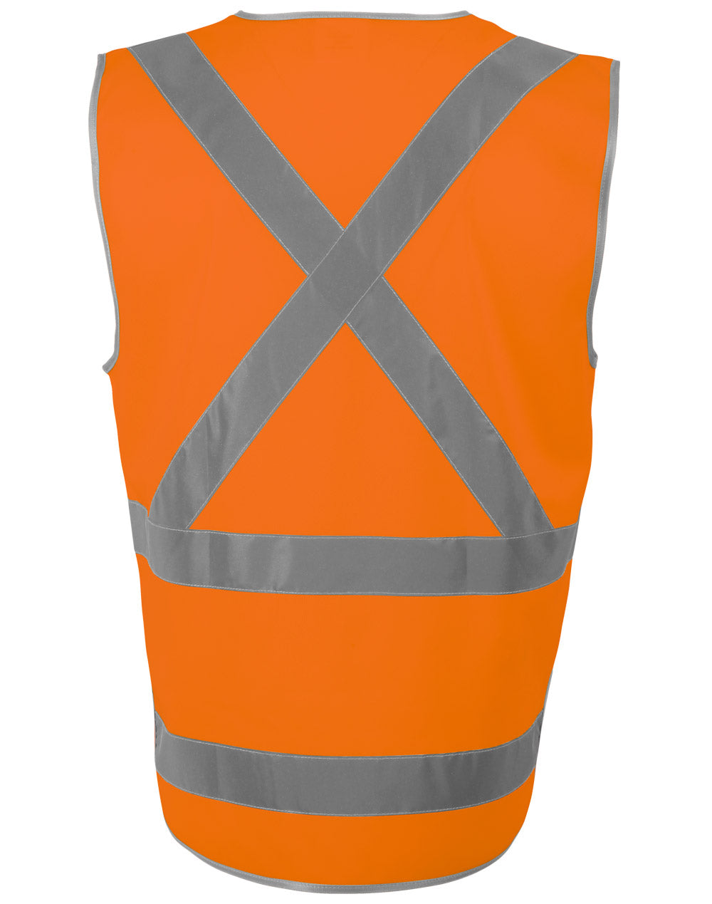 Australian Industrial Wear Hi-vis X Back Safety Vest With Tail-SW72