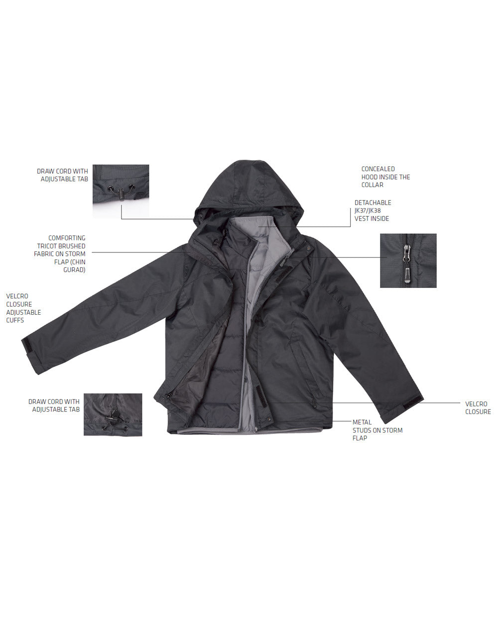 JK36 VERSATILE JACKET Ladies'