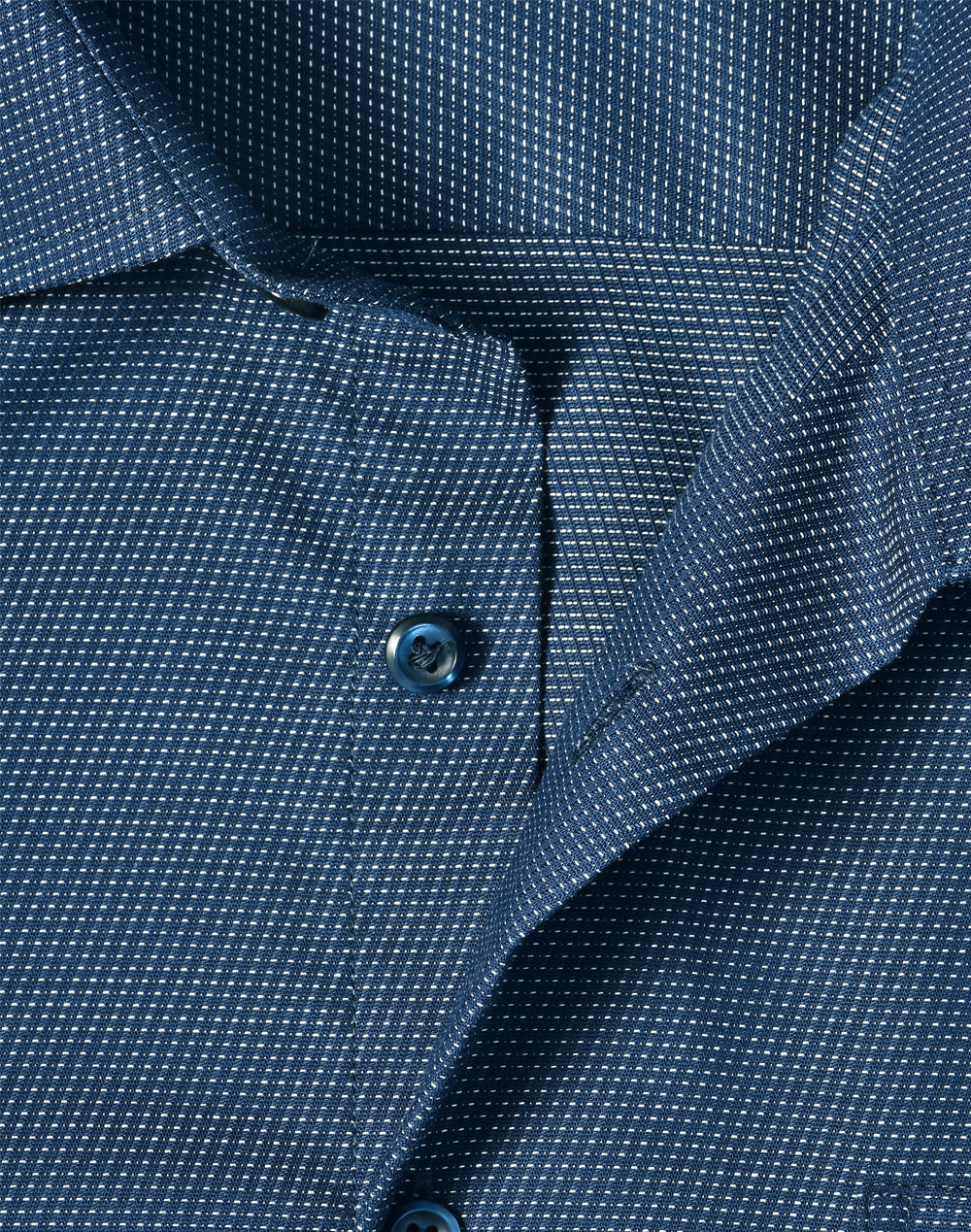 M7400L ASCOT MENS LONG SLEEVE DOT JACQUARD STRETCH SHIRT