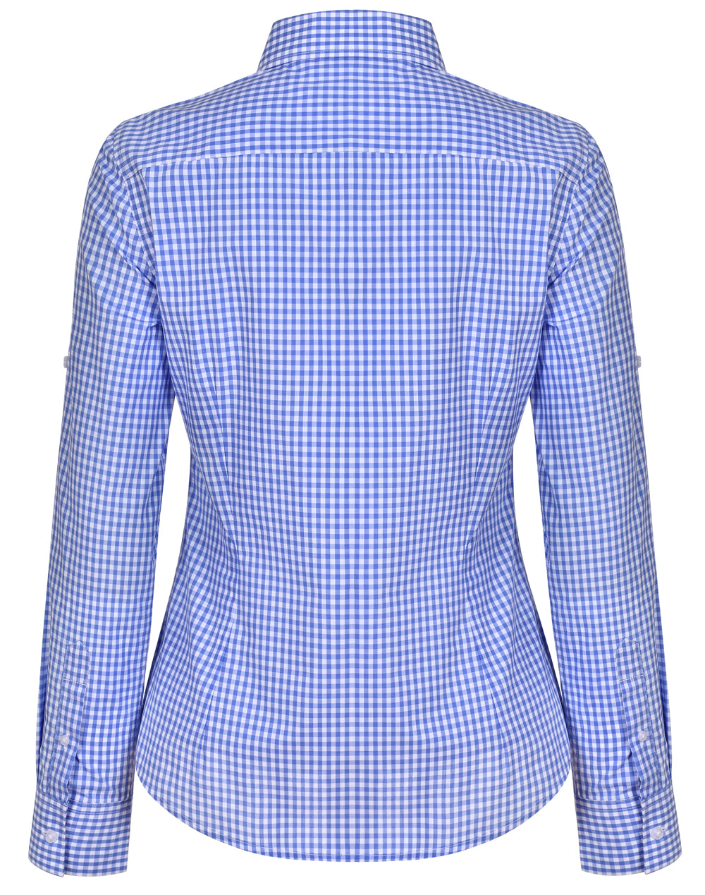 M8300L Ladies’ Gingham Check Long Sleeve Shirt