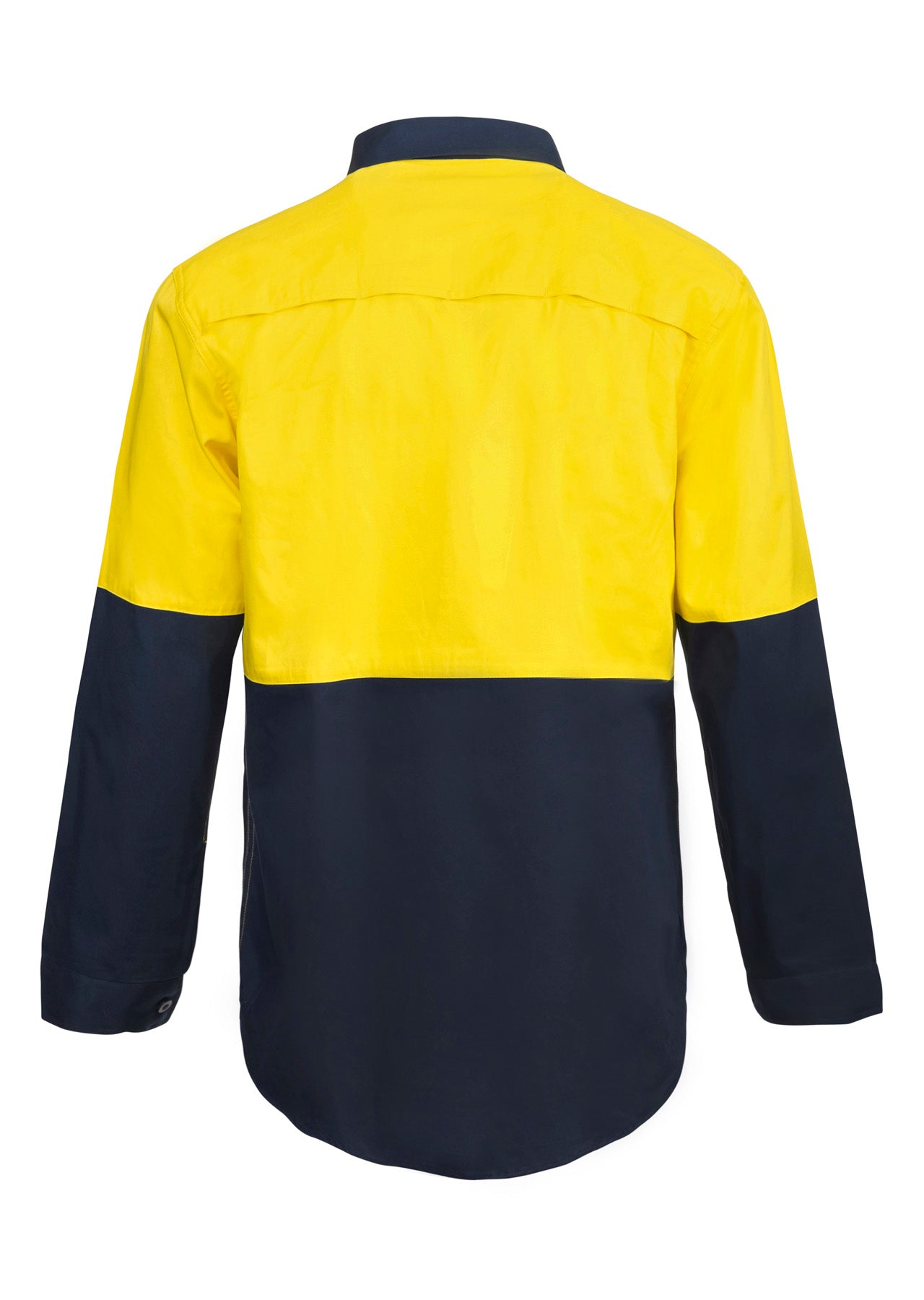 WS4255 2 Tone Half Placket Sht W Vent