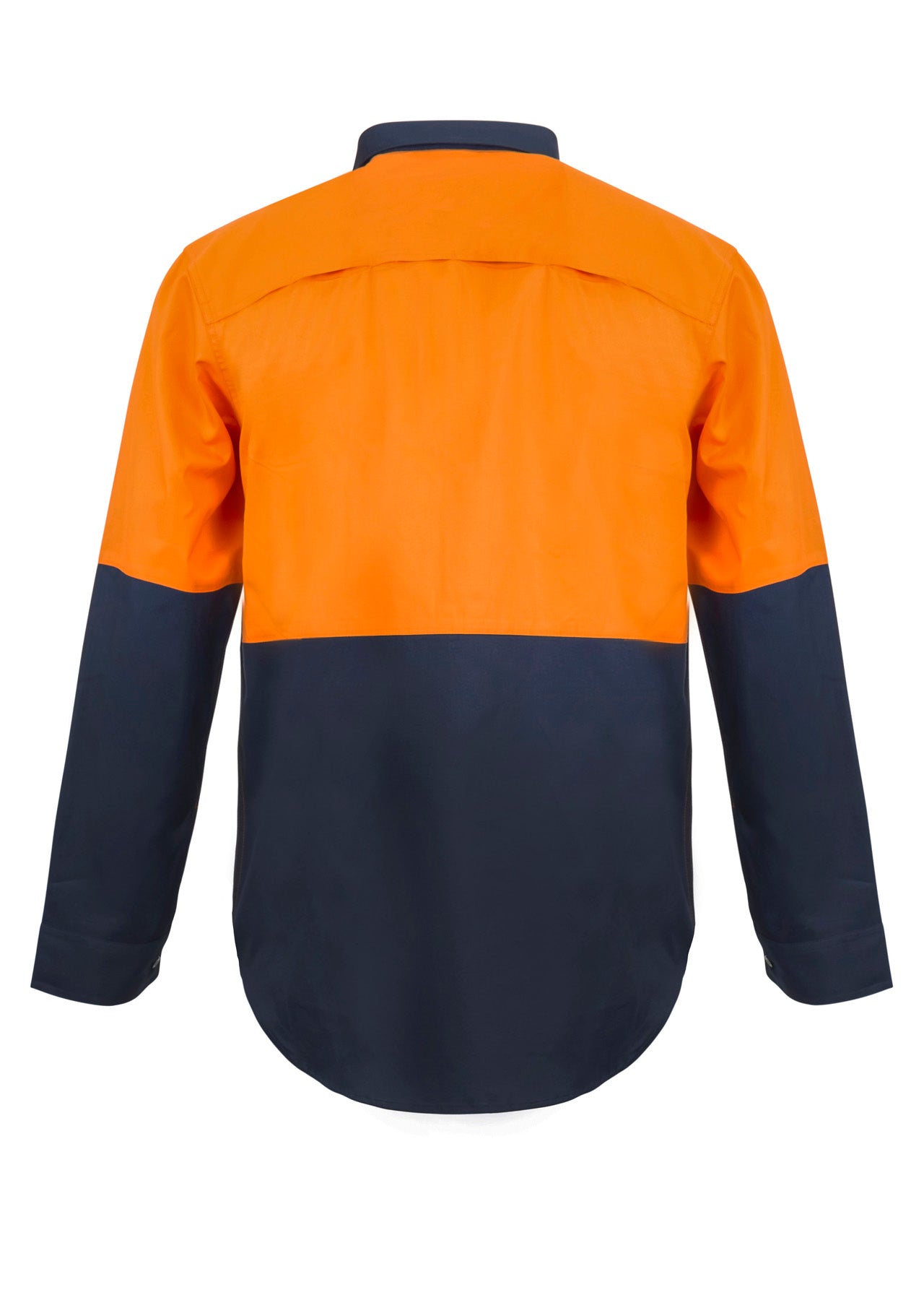 WS4255 2 Tone Half Placket Sht W Vent