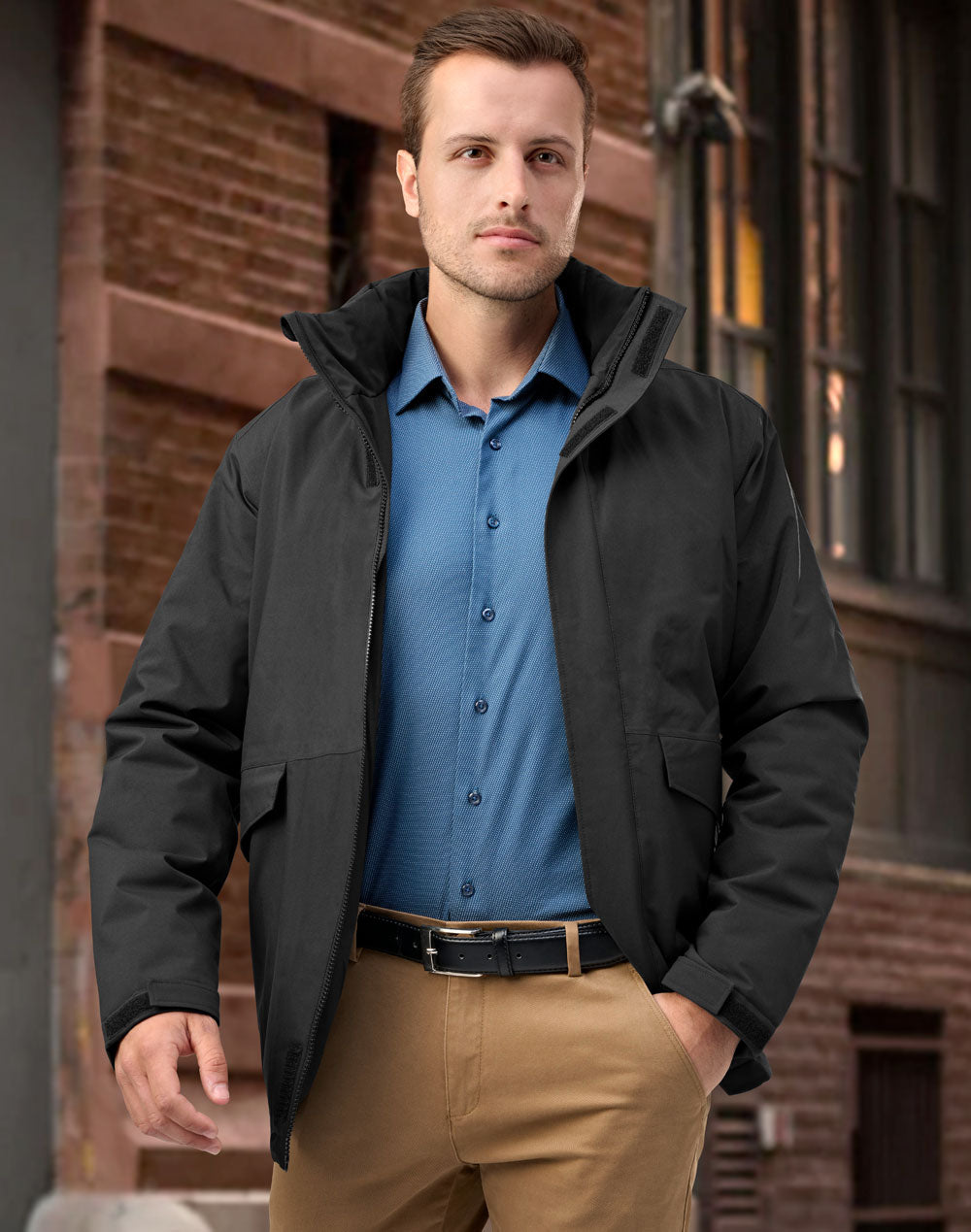 JK65 Unisex Waterproof Quilted Jacket