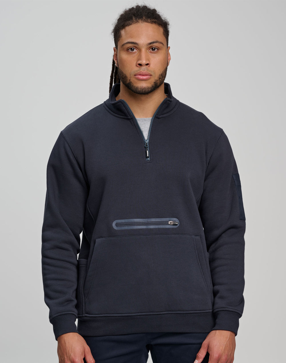 Winning Spirit Unisex Premium Fleece Half Zip Work Sweat - FL15