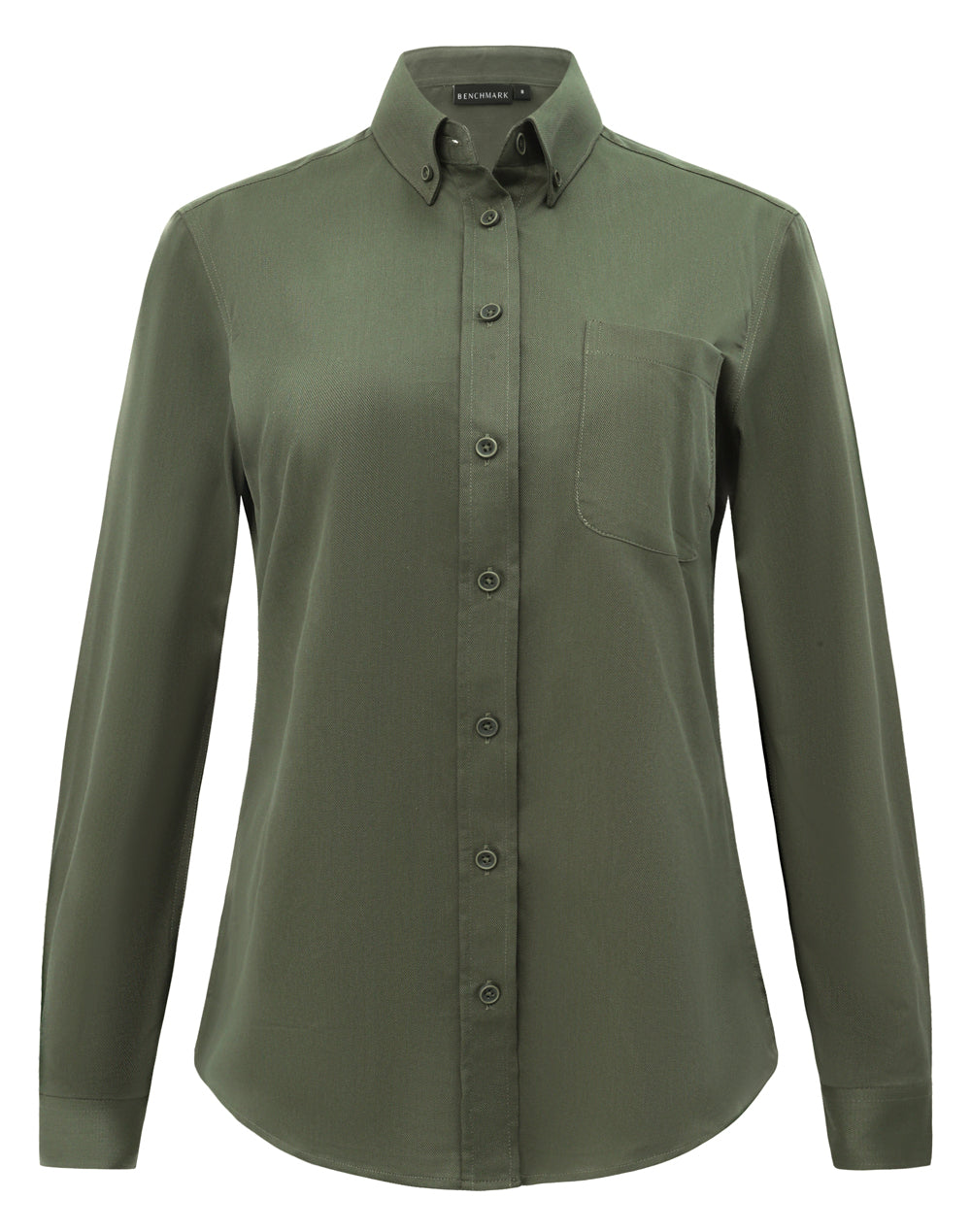 Winning Spirit Womens Smart Casual Cotton Blend L/S Shirt -M8009L