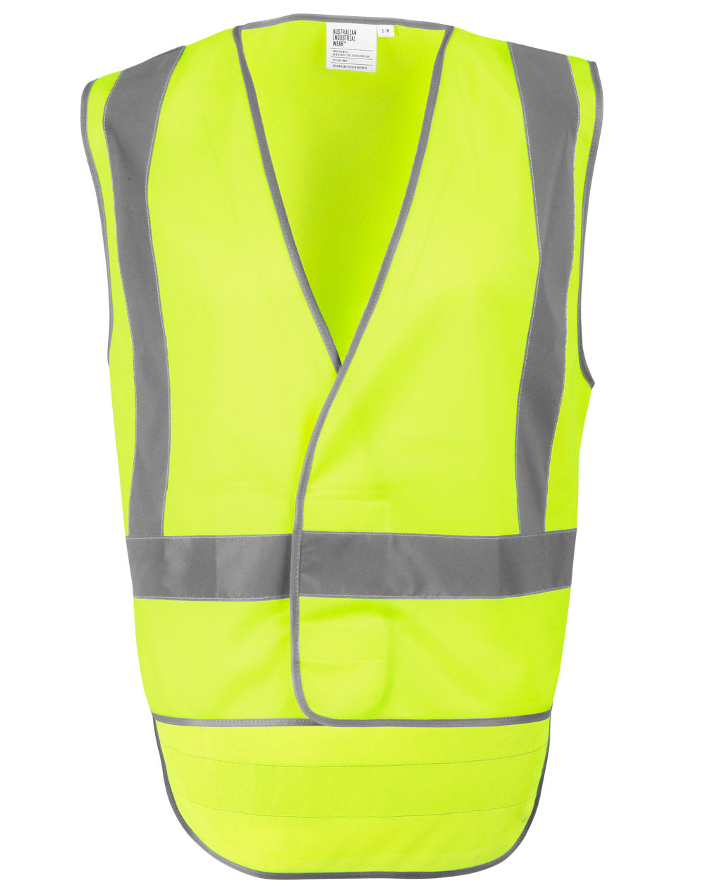Australian Industrial Wear Hi-vis X Back Safety Vest With Tail-SW72