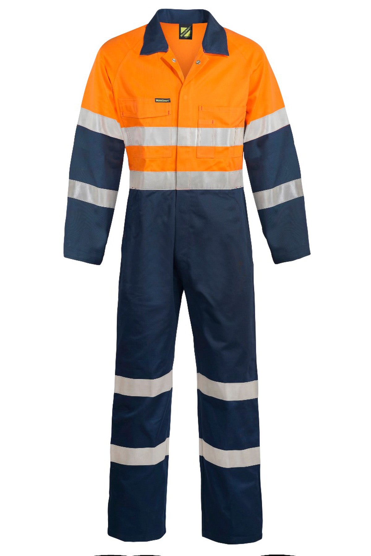 WC3056 Hi Vis Coverall Ind Tape Stout