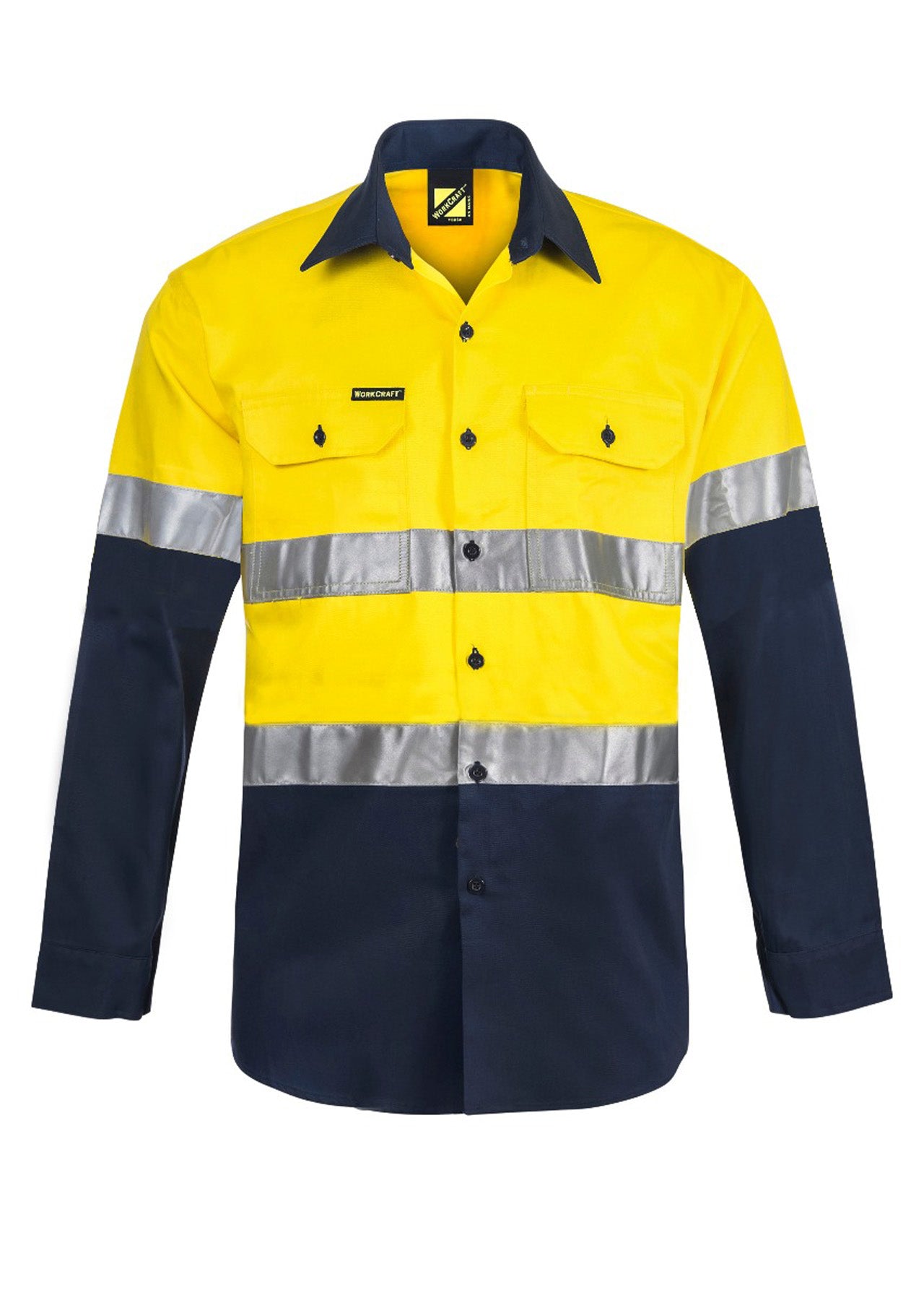 WS3028 Two Tone L/S Shirt Ind Tape