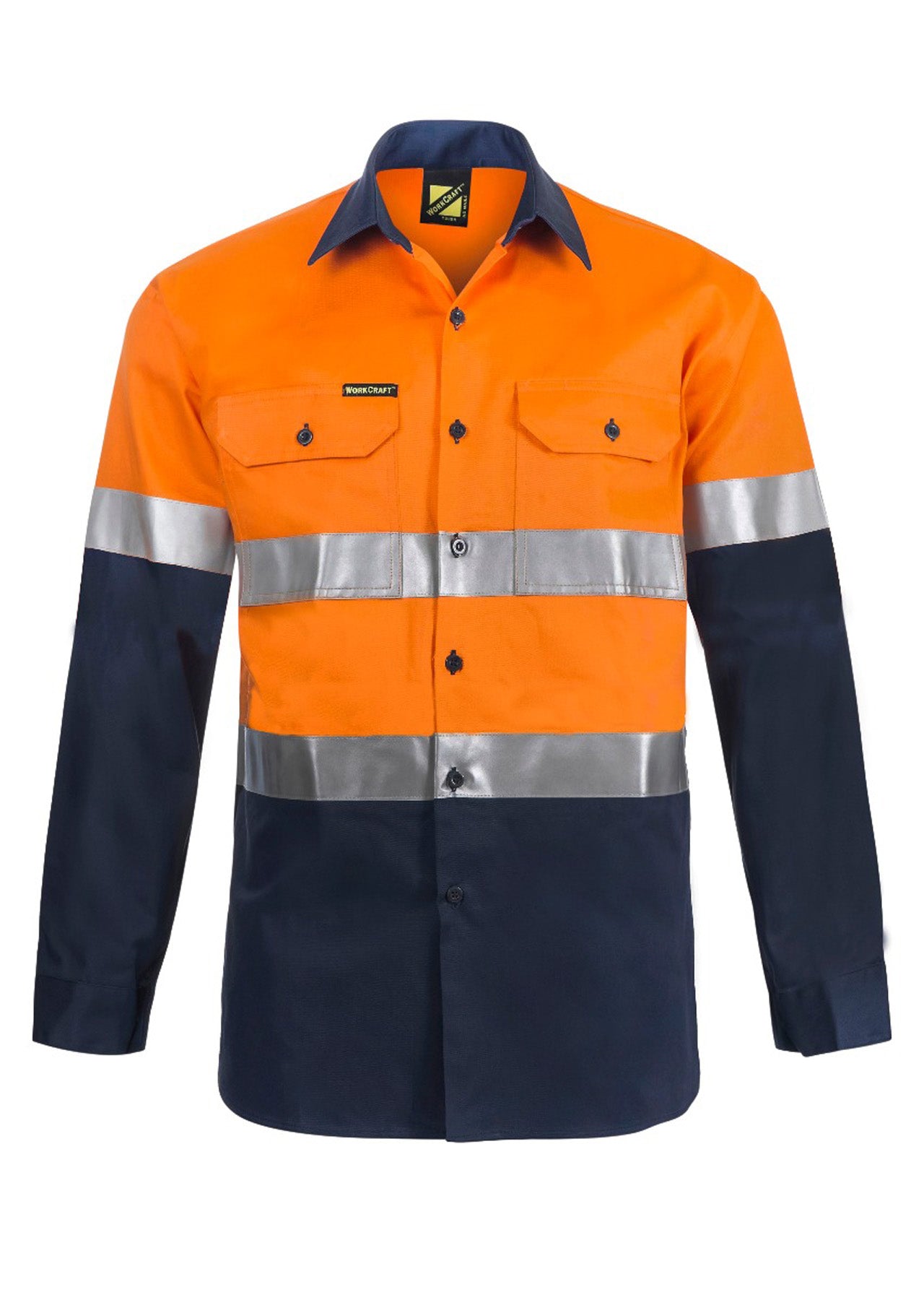 WS3028 Two Tone L/S Shirt Ind Tape