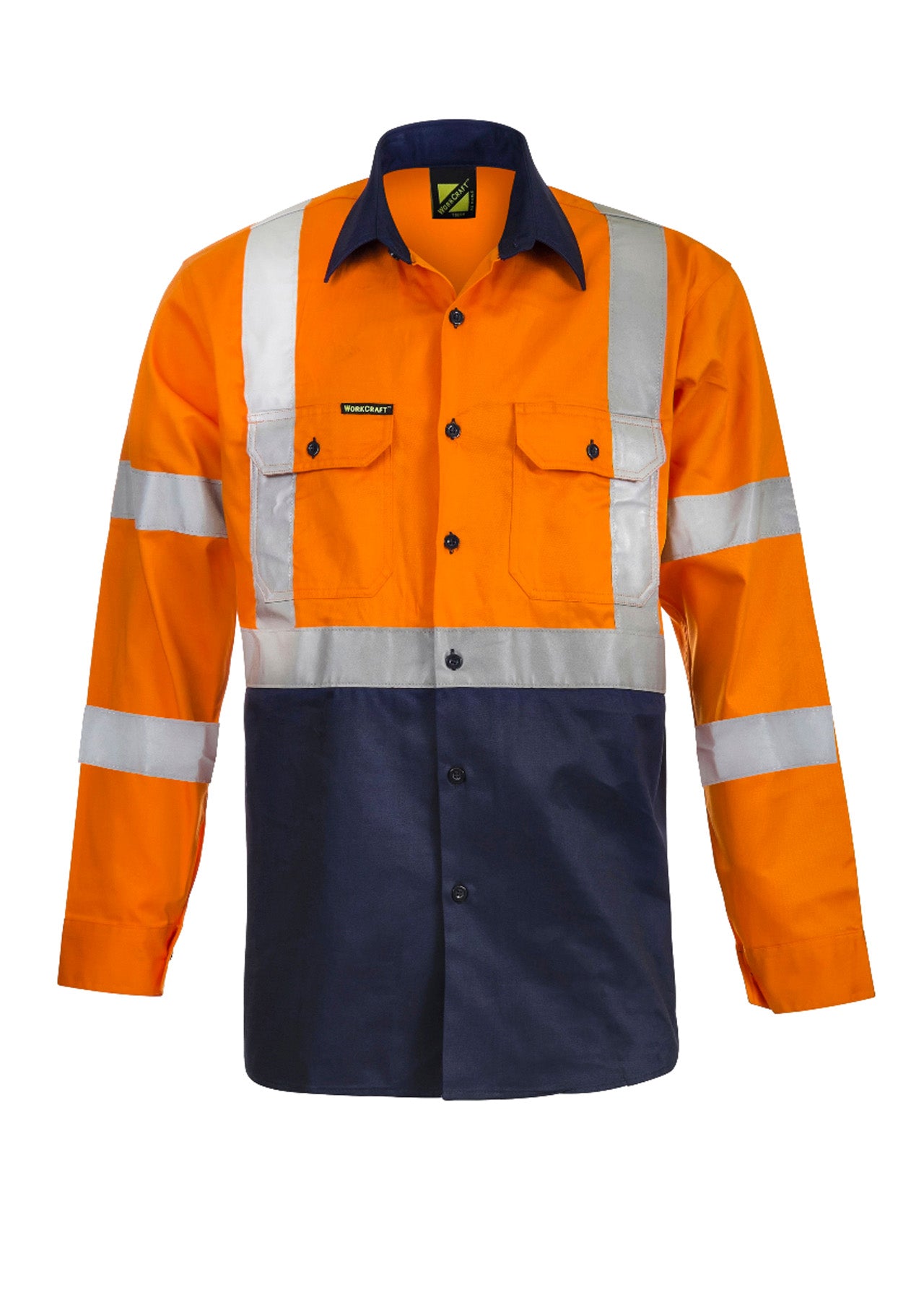 WS6020 Hi Vis X Pattern Csr Ls  Shirt