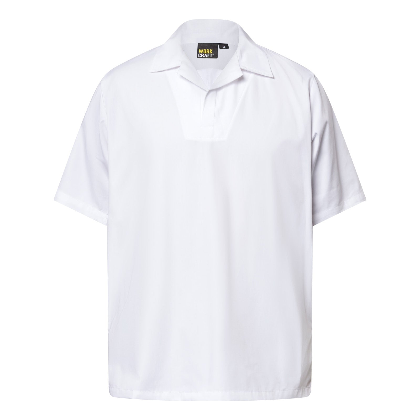 WS6071 Ss Food Ind Jacshirt Neck Inse