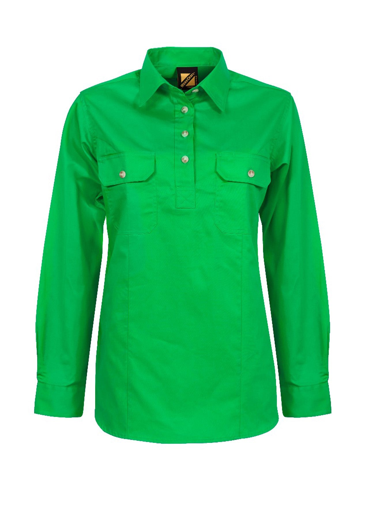 WSL505 Ladies Half Placket Shirt