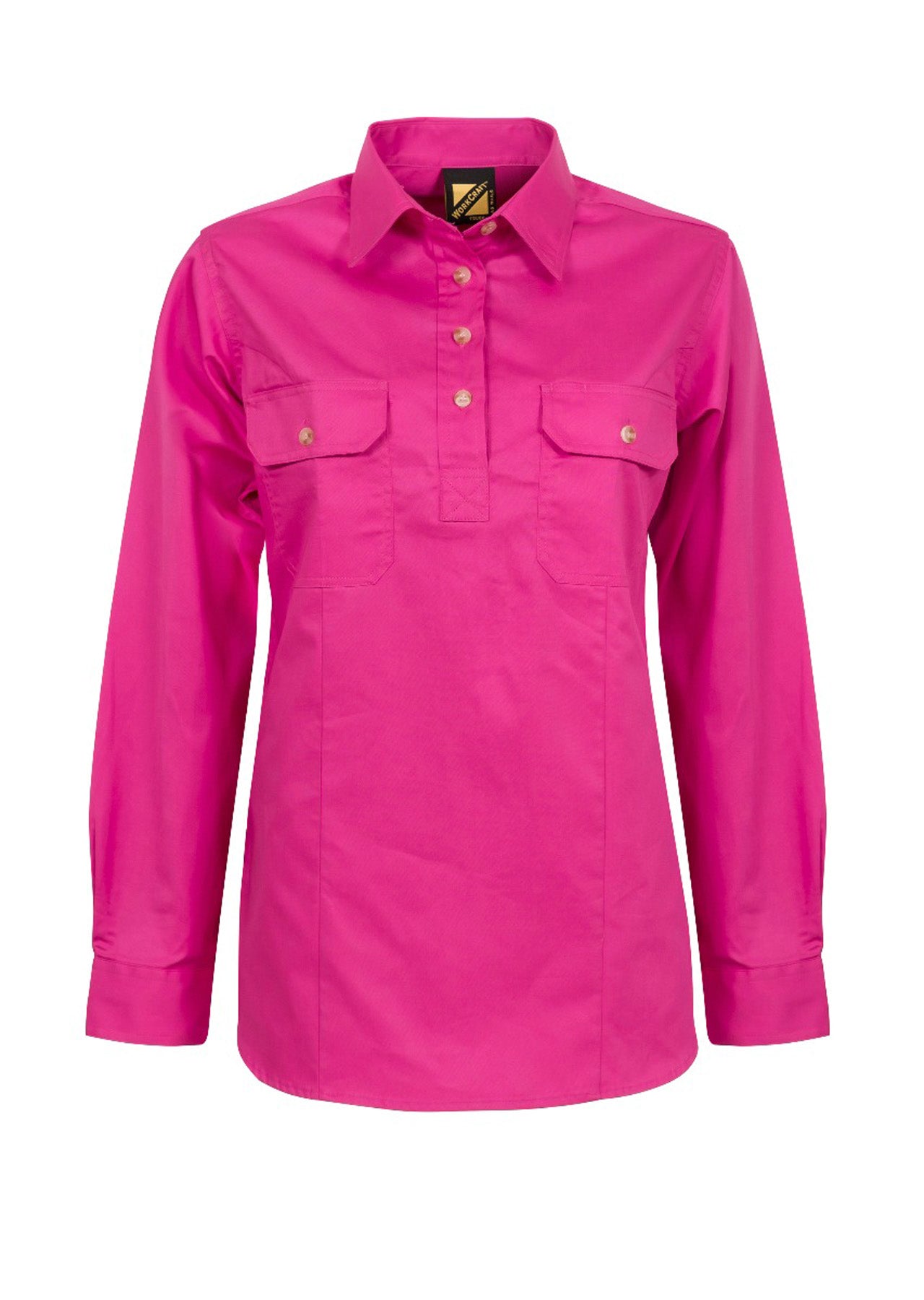 WSL505 Ladies Half Placket Shirt