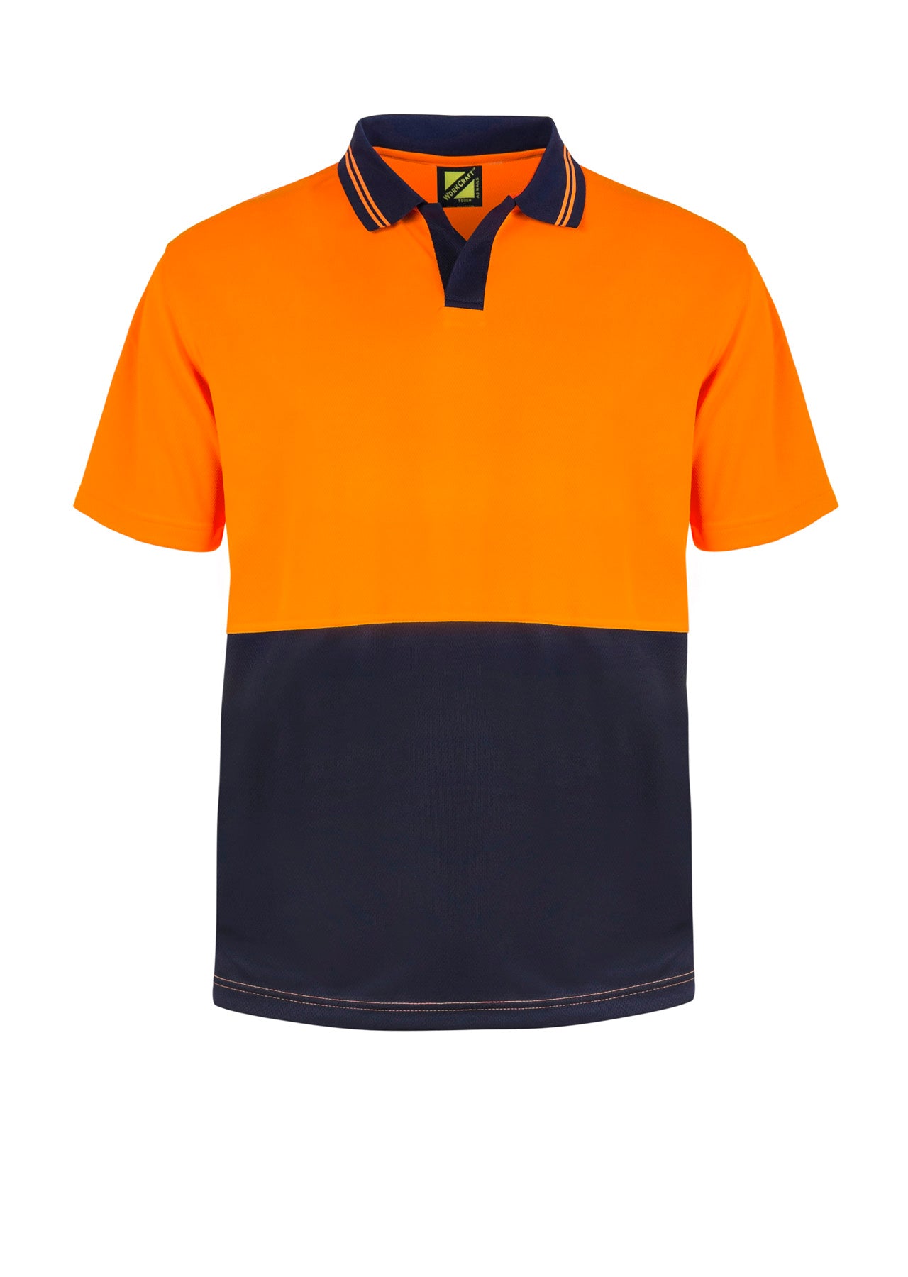 WSP205 Hi Vi Two Tone Ss Laundry Polo