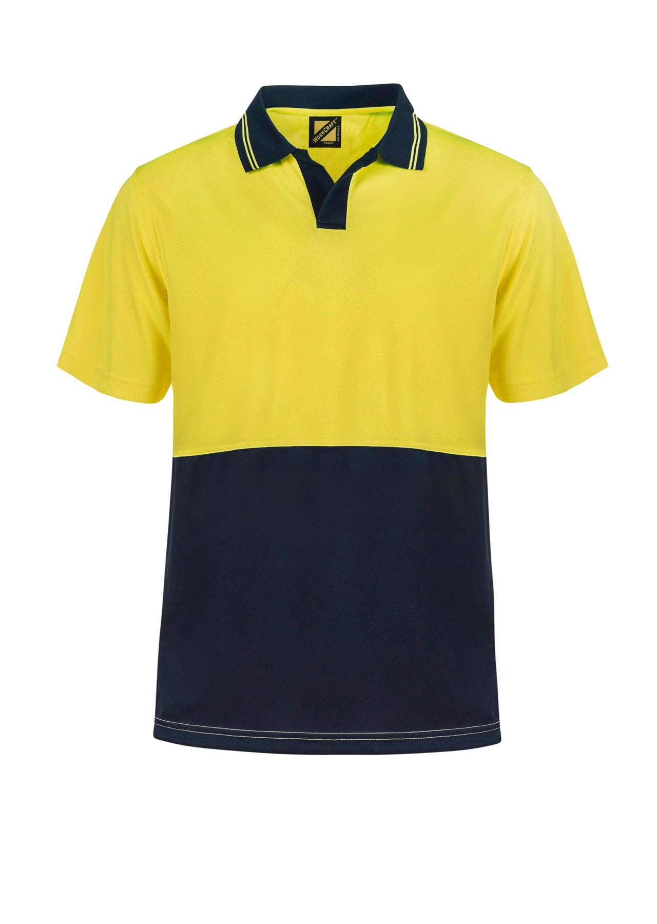 WSP205 Hi Vi Two Tone Ss Laundry Polo