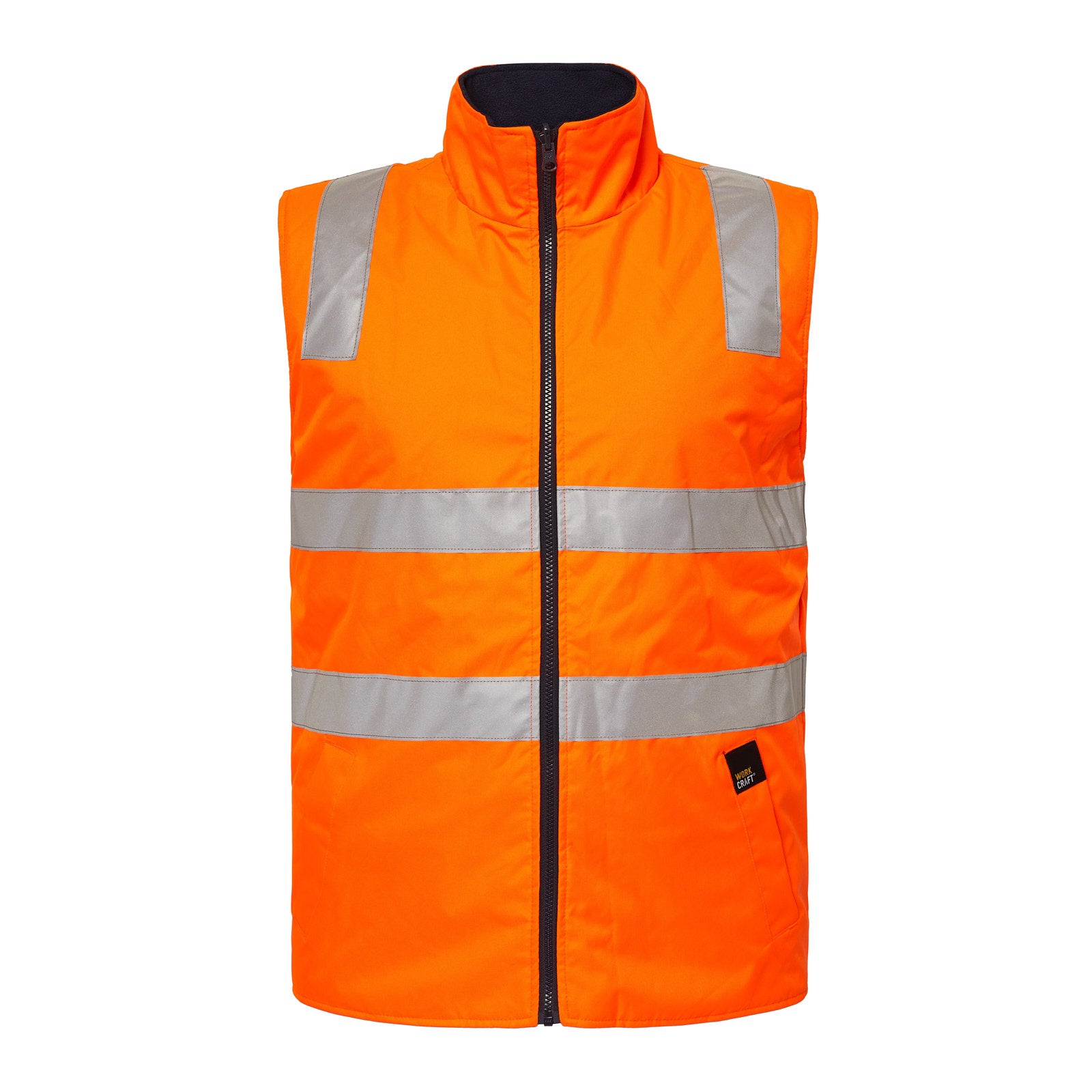 WW9023 Hi Vis Reversible Vest W/Tape