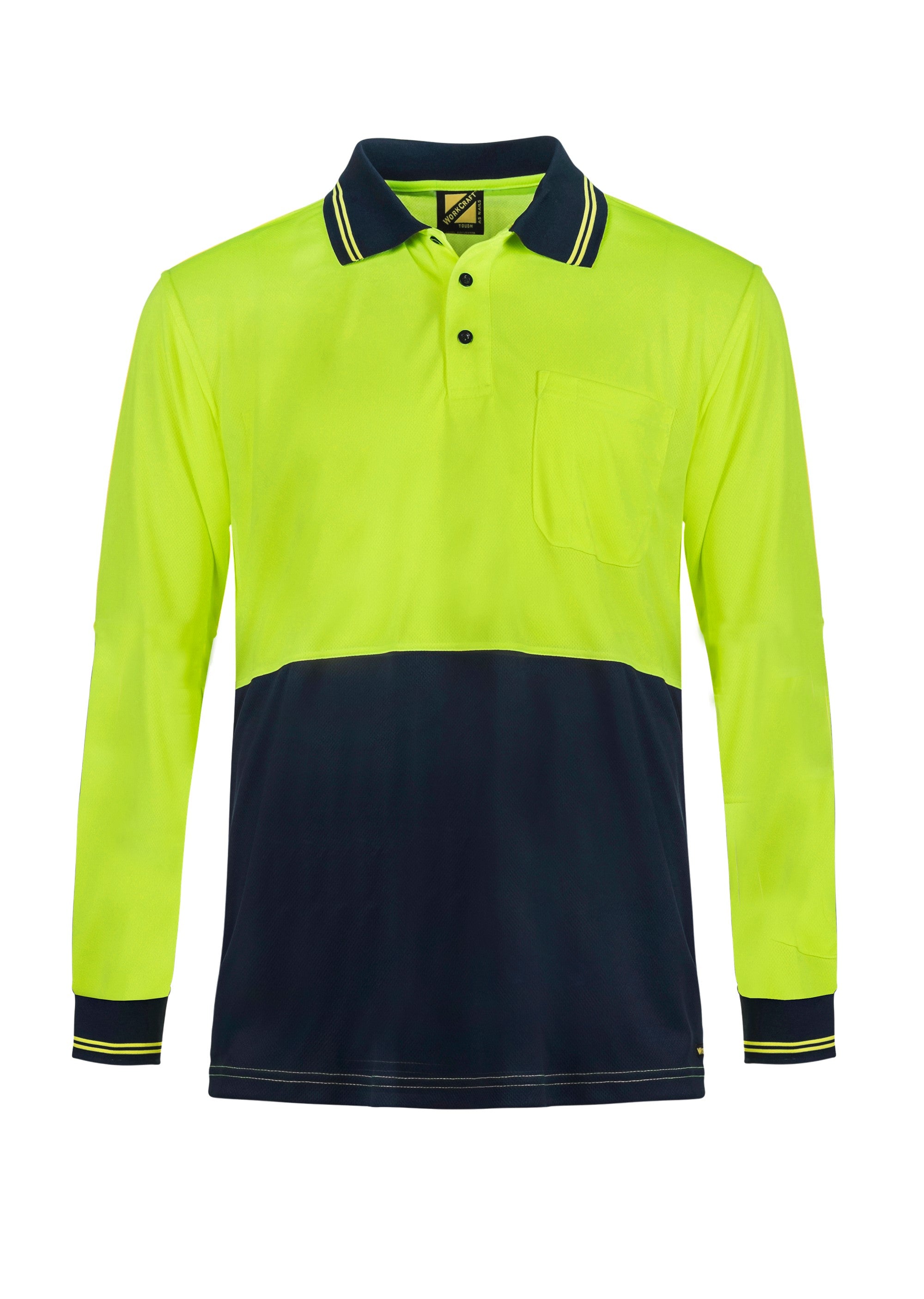 WSP209 Hi Vis Light Weight Ls Polo