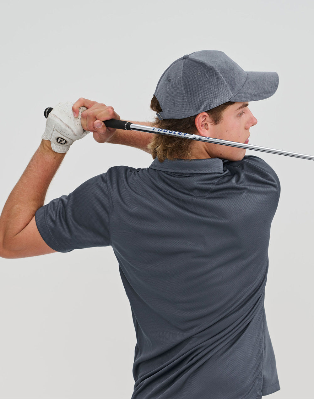 Winning Spirit POLYESTER JACQUARD TEXTURE 5 PANEL CAP - CH52