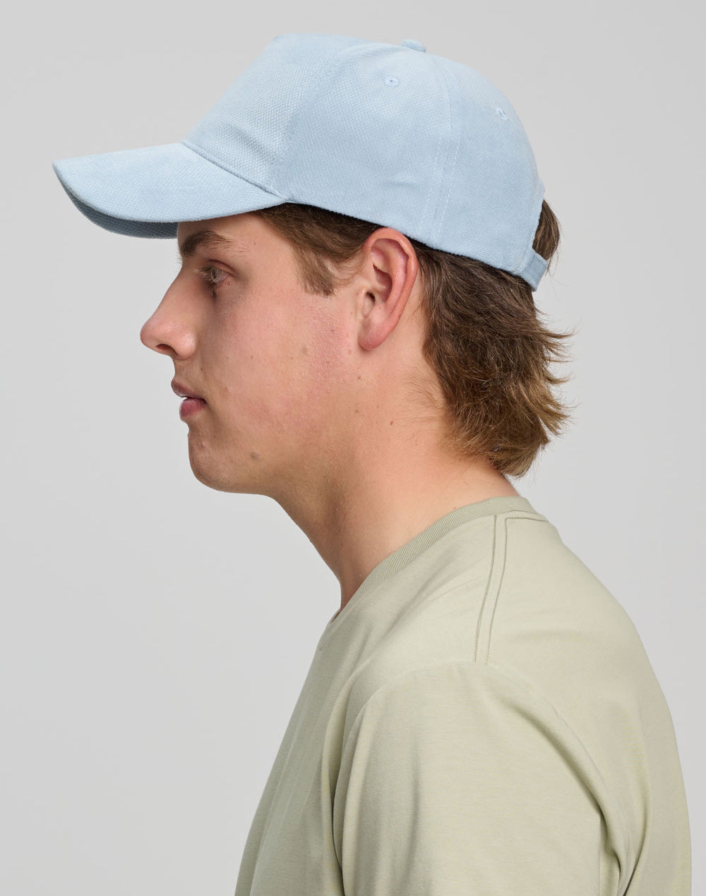 Winning Spirit POLYESTER JACQUARD TEXTURE 5 PANEL CAP - CH52