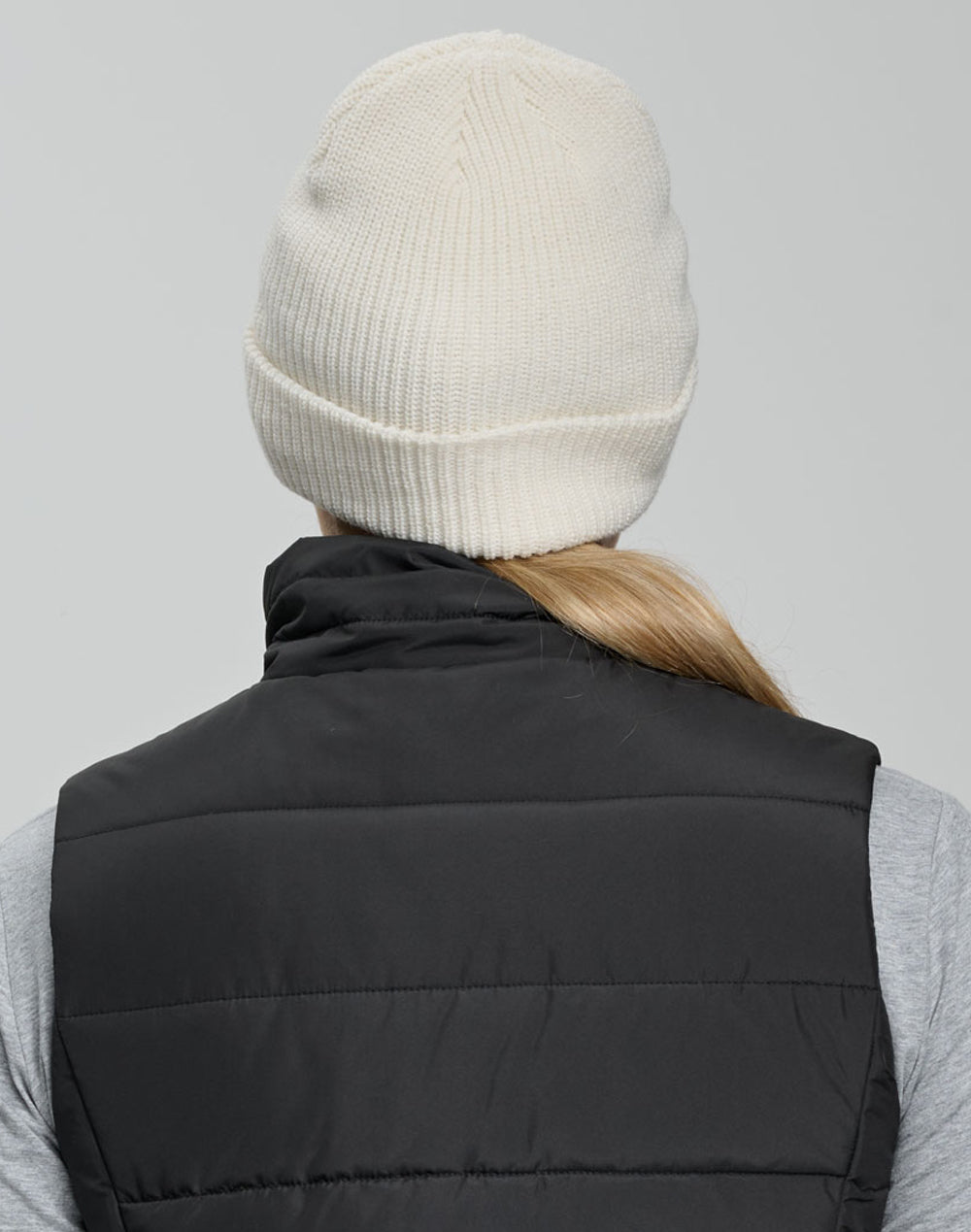 Winning Spirit Roll Up Cabel Knit Snug Beanie  - CH85