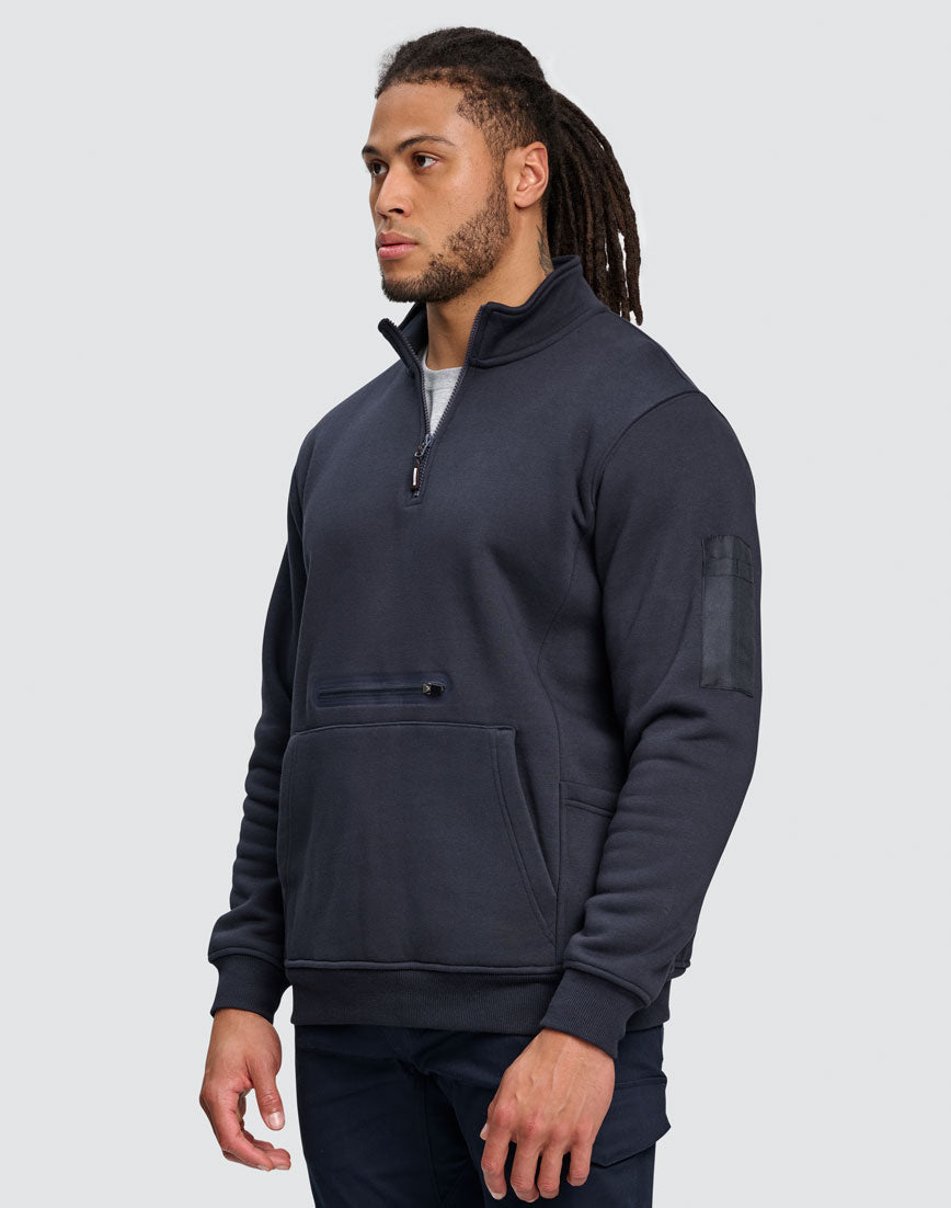 Winning Spirit Unisex Premium Fleece Half Zip Work Sweat - FL15