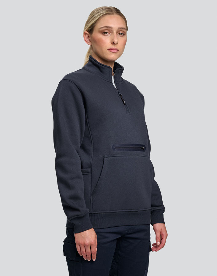 Winning Spirit Unisex Premium Fleece Half Zip Work Sweat - FL15