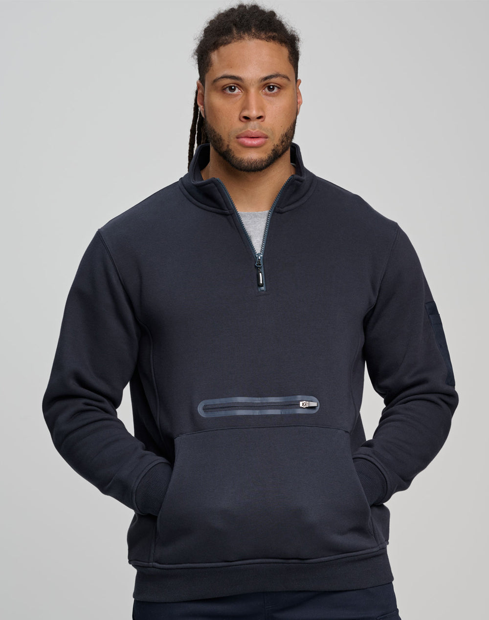 Winning Spirit Unisex Premium Fleece Half Zip Work Sweat - FL15