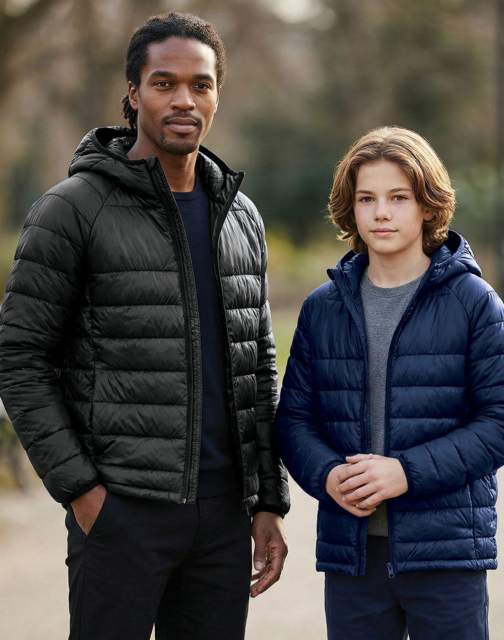 Winning Spirit Adults Sustainable Lightweight Hooded Puffer Jacket - JK67