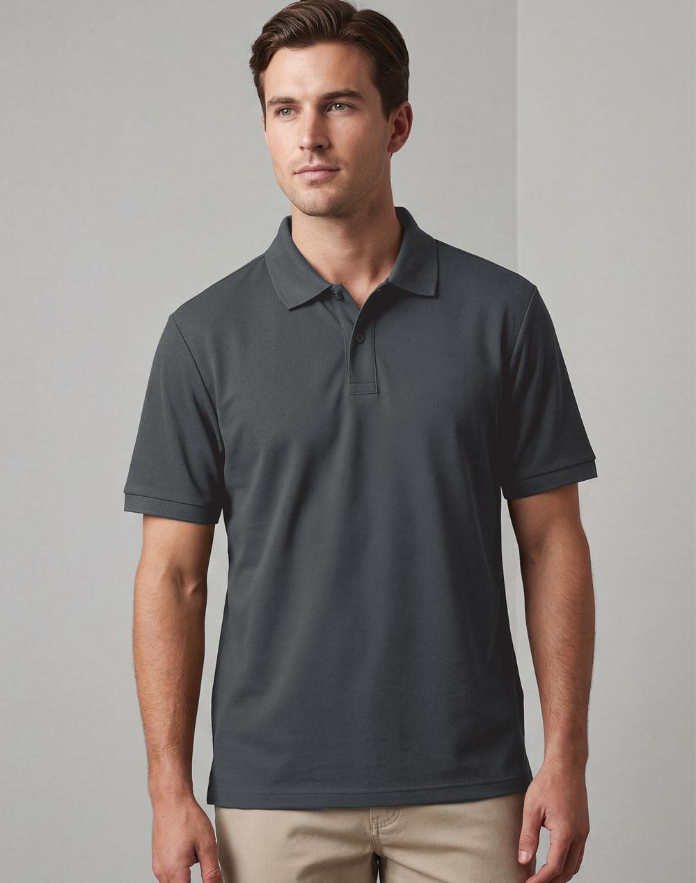 Winning Spirit  Mens Classic Cotton/poly Pique Short Sleeve Polo- PS15