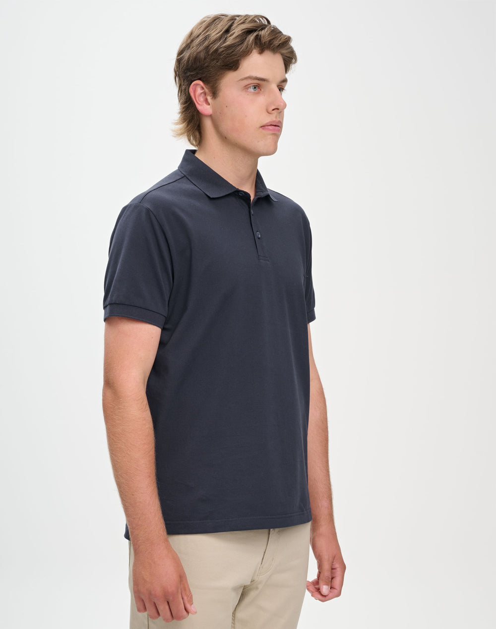 Winning Spirit Mens Ultrafine Cotton Pique Short Sleeve Polo - PS71