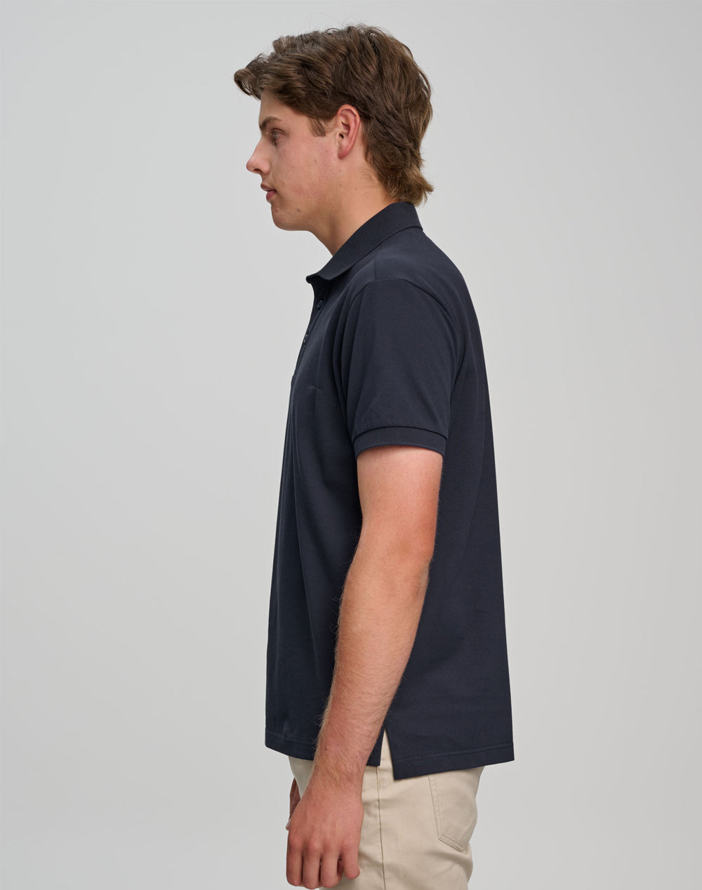 Winning Spirit Mens Ultrafine Cotton Pique Short Sleeve Polo - PS71