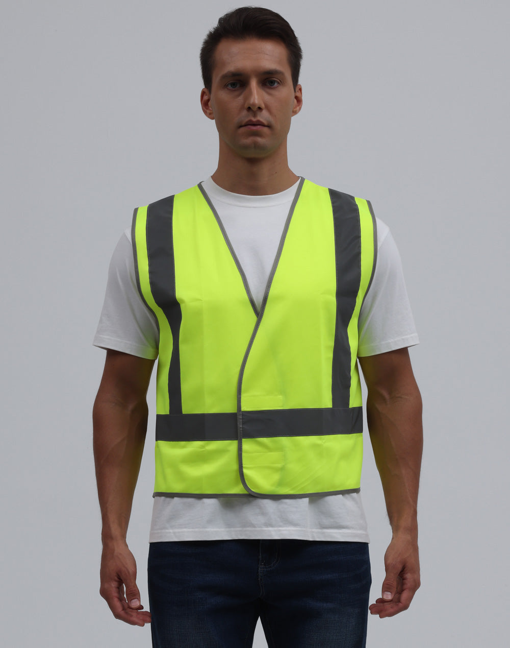 Australian Industrial Wear Hi-vis X Back Safety Vest With Tail-SW72