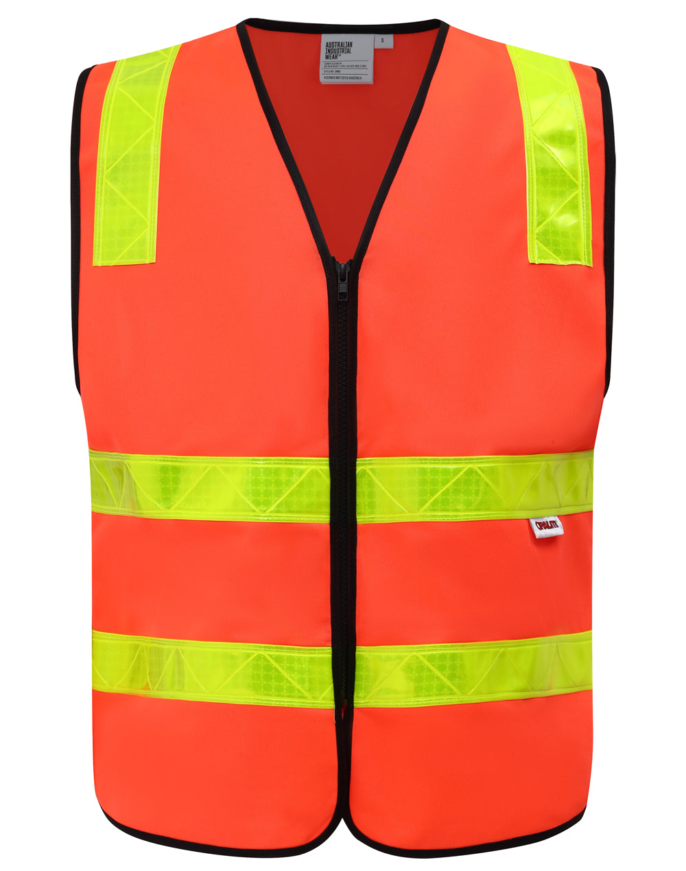 Australian Industrial Wear Hi Vis Vic Road Safety Vest SW92