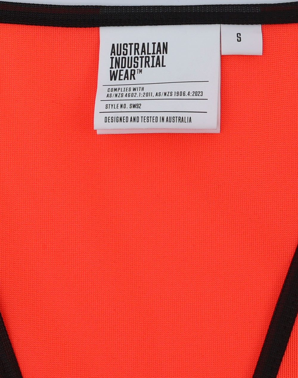 Australian Industrial Wear Hi Vis Vic Road Safety Vest SW92