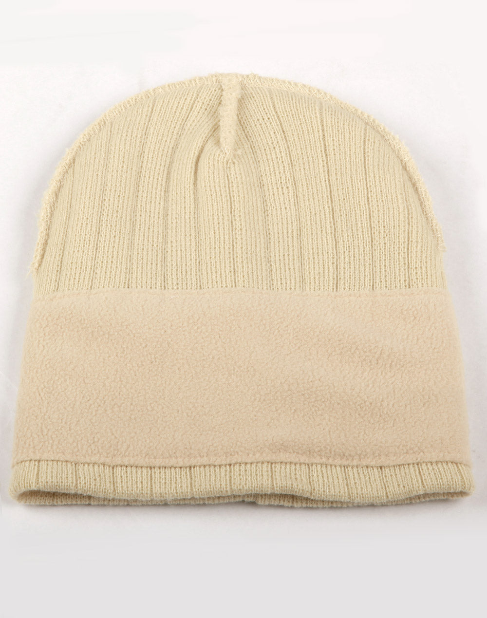 CH64 Cable Knit Beanie With Fleece Head Band
