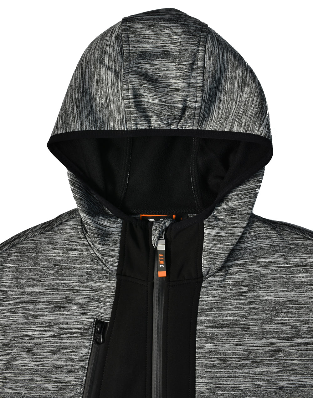JK49 LAMINATED FUNCTIONAL KNIT HOODIE