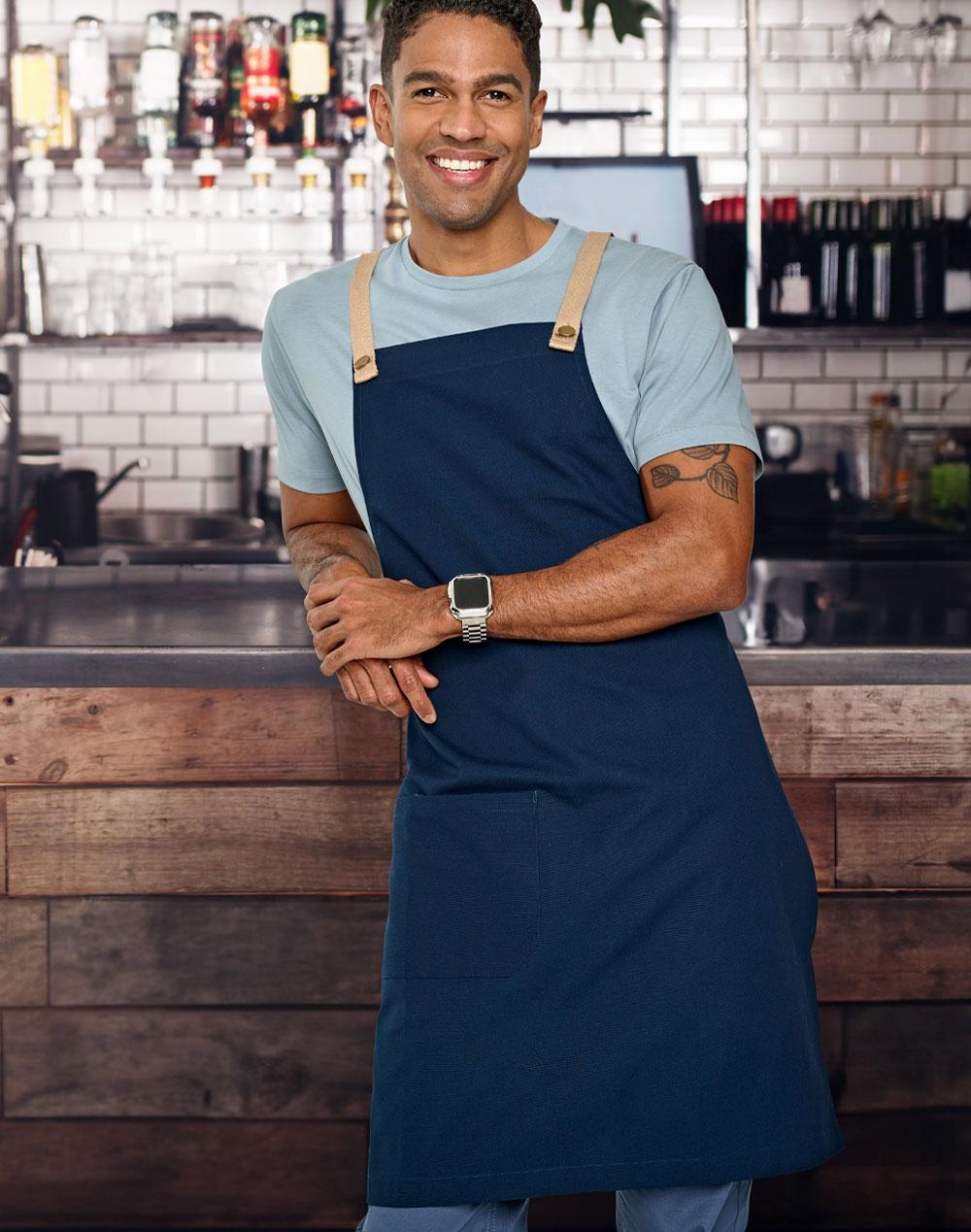 Benchmark AP07(M3200) Brunswick Bib Apron