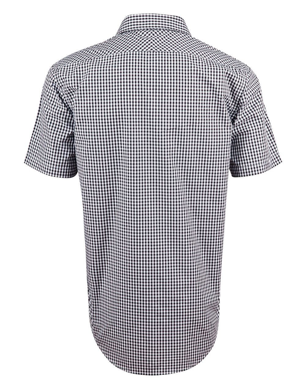 M7300S Men’s Gingham Check Short Sleeve Shirt
