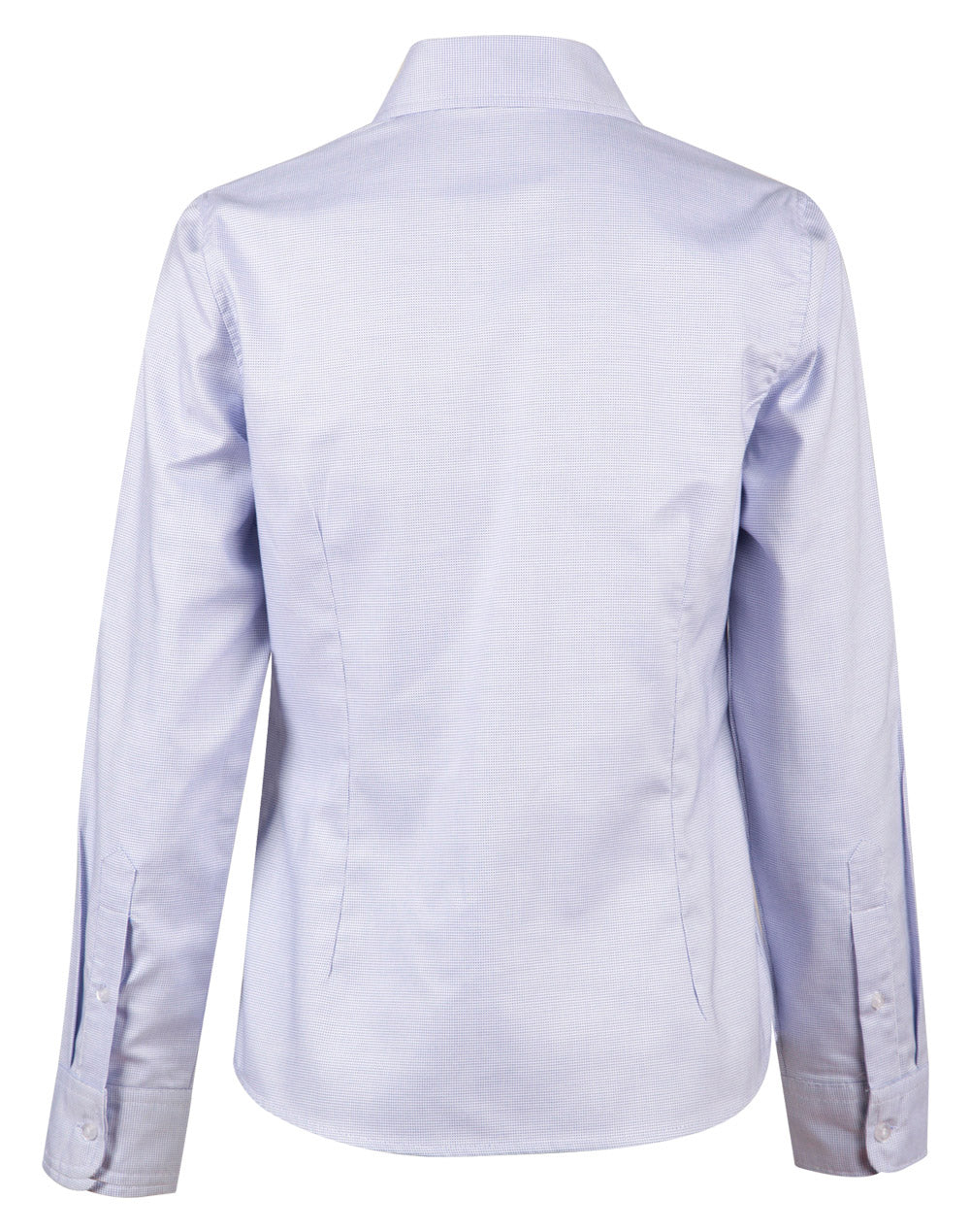 M8922 Ladies’ Dot Contrast Long Sleeve Shirt