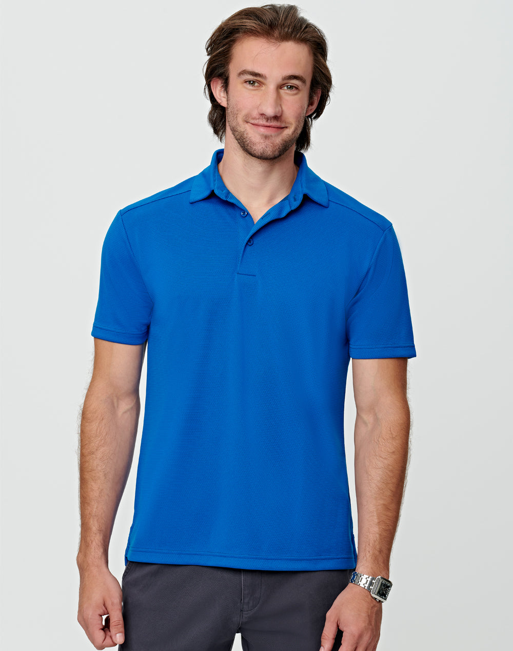 PS87 BAMBOO CHARCOAL CORPORATE SHORT SLEEVE POLO Men's