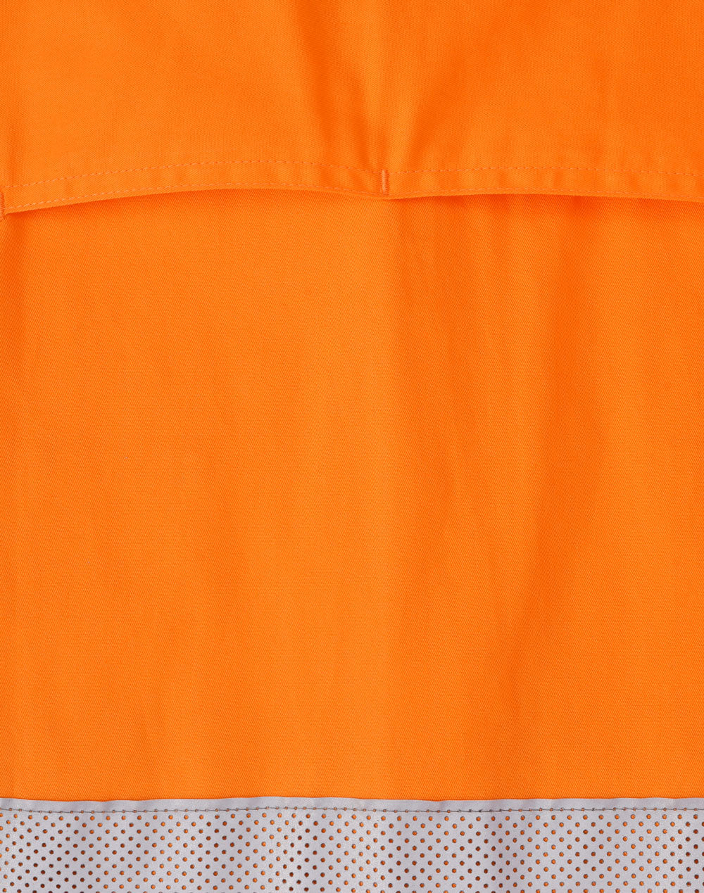 SW87 UNISEX HI-VIS COOL BREEZE CLOSED FRONT LS SHIRT WITH  PERFORATED TAPE