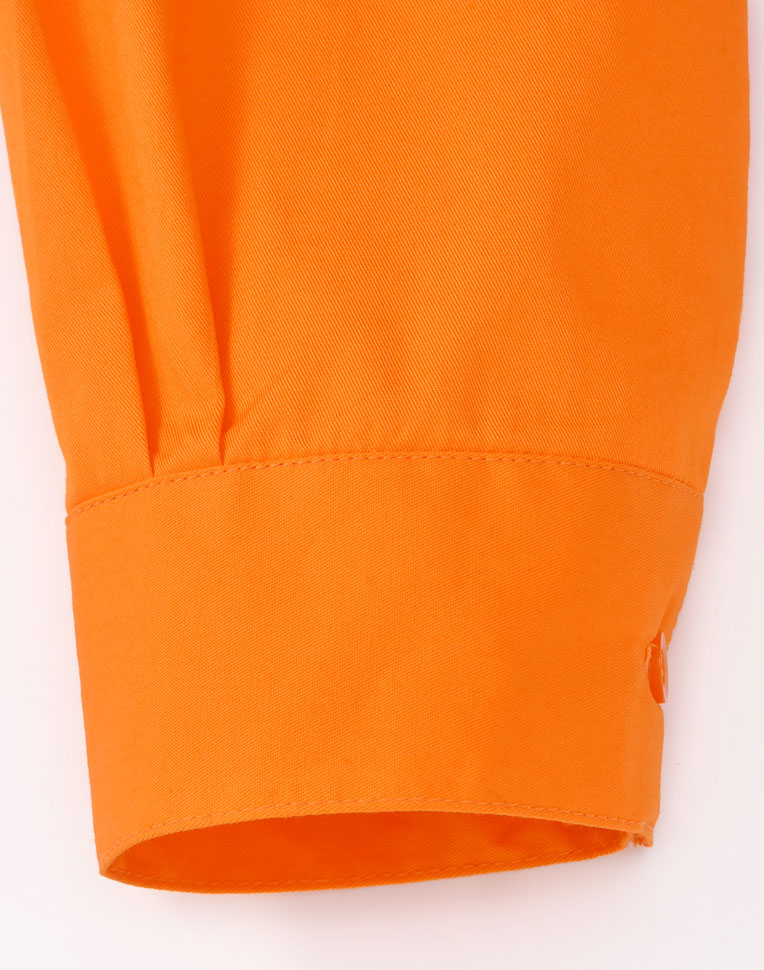 SW87 UNISEX HI-VIS COOL BREEZE CLOSED FRONT LS SHIRT WITH  PERFORATED TAPE