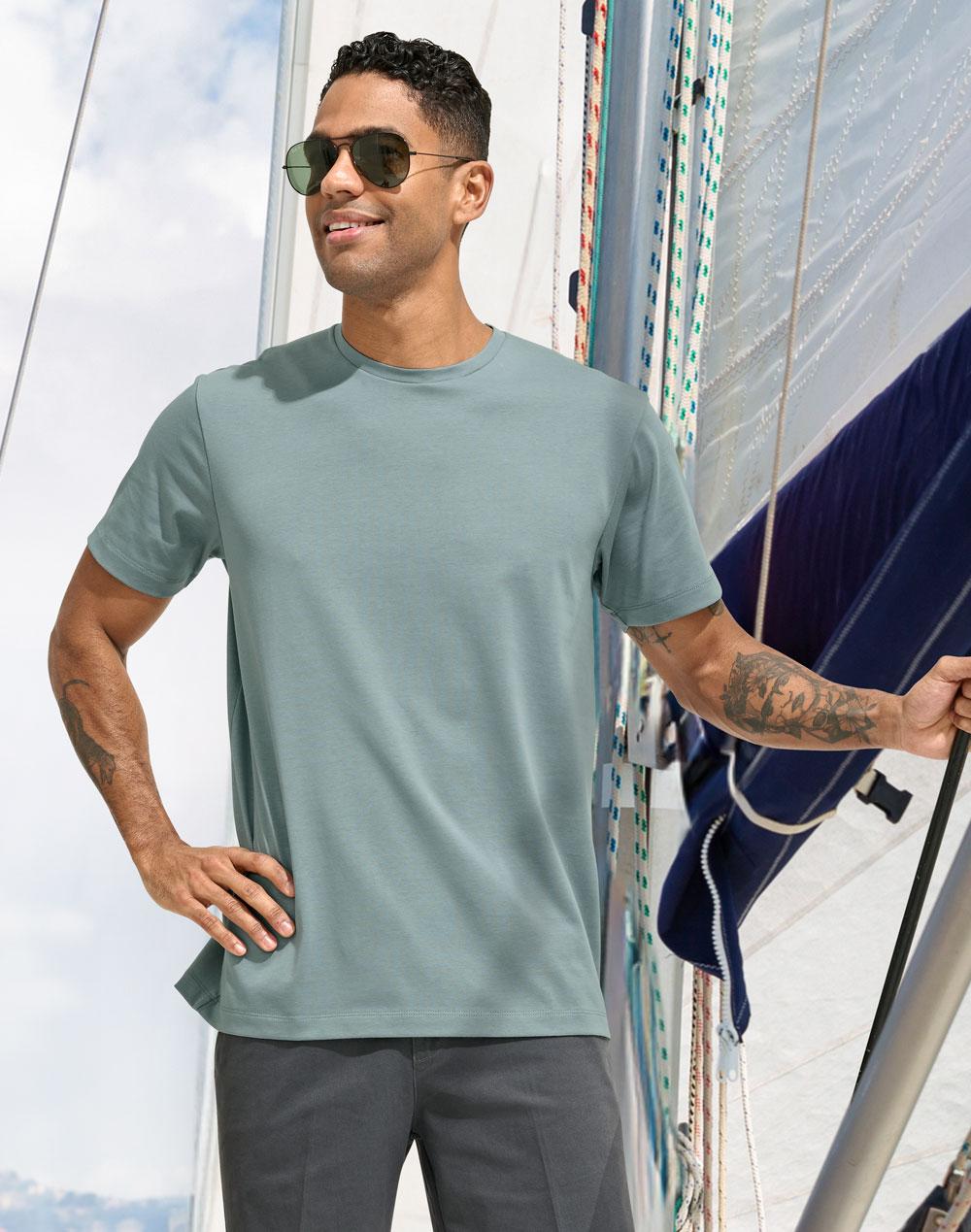 Winning Spirit  Men's Premium Cotton Face Tee - TS43