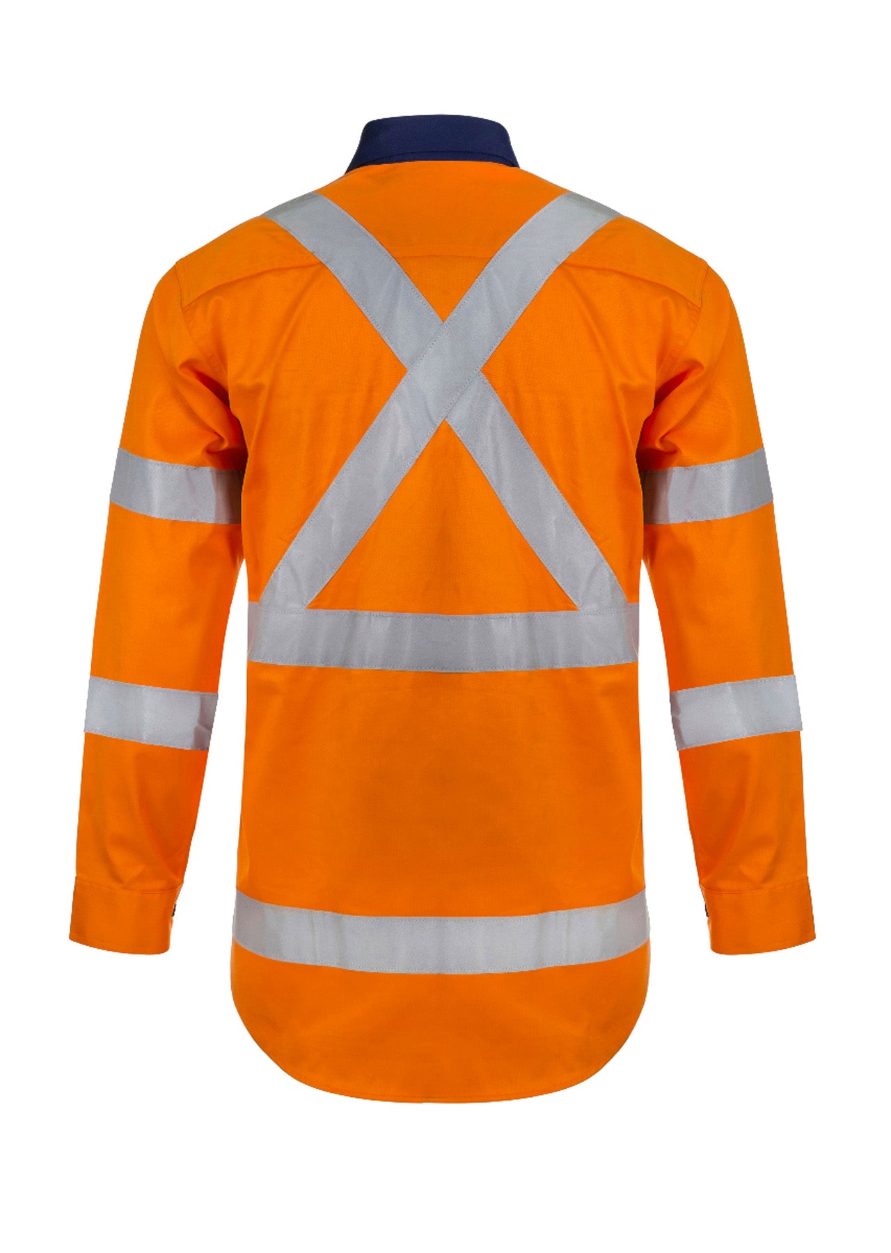 WS6020 Hi Vis X Pattern Csr Ls  Shirt
